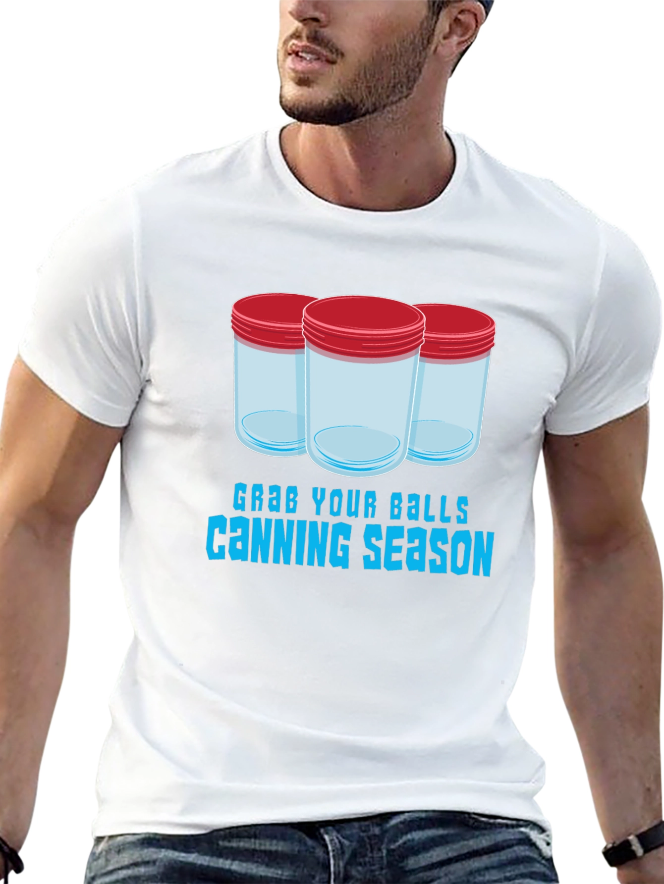 Black Grab Your Balls Canning Season T-Shirt view 13