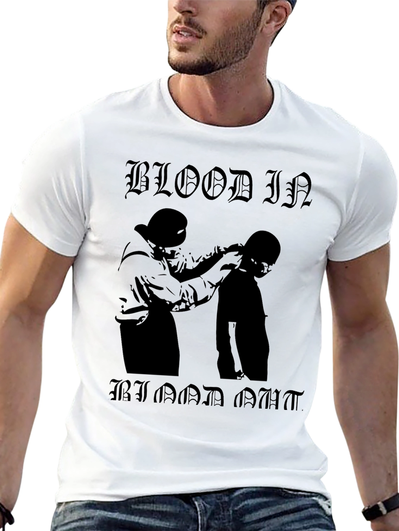 Black Blood In Blood Out Graphic Tee - Black view 13