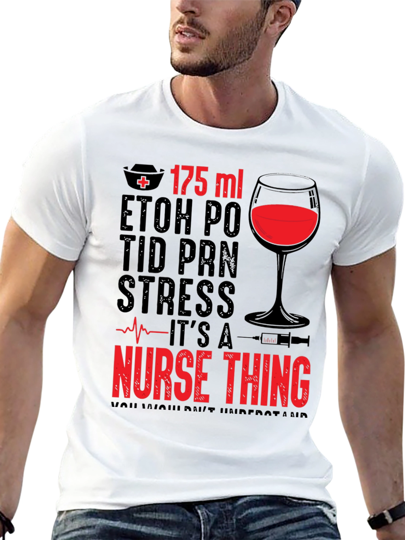 Black Nurse Thing Graphic Tee view 13