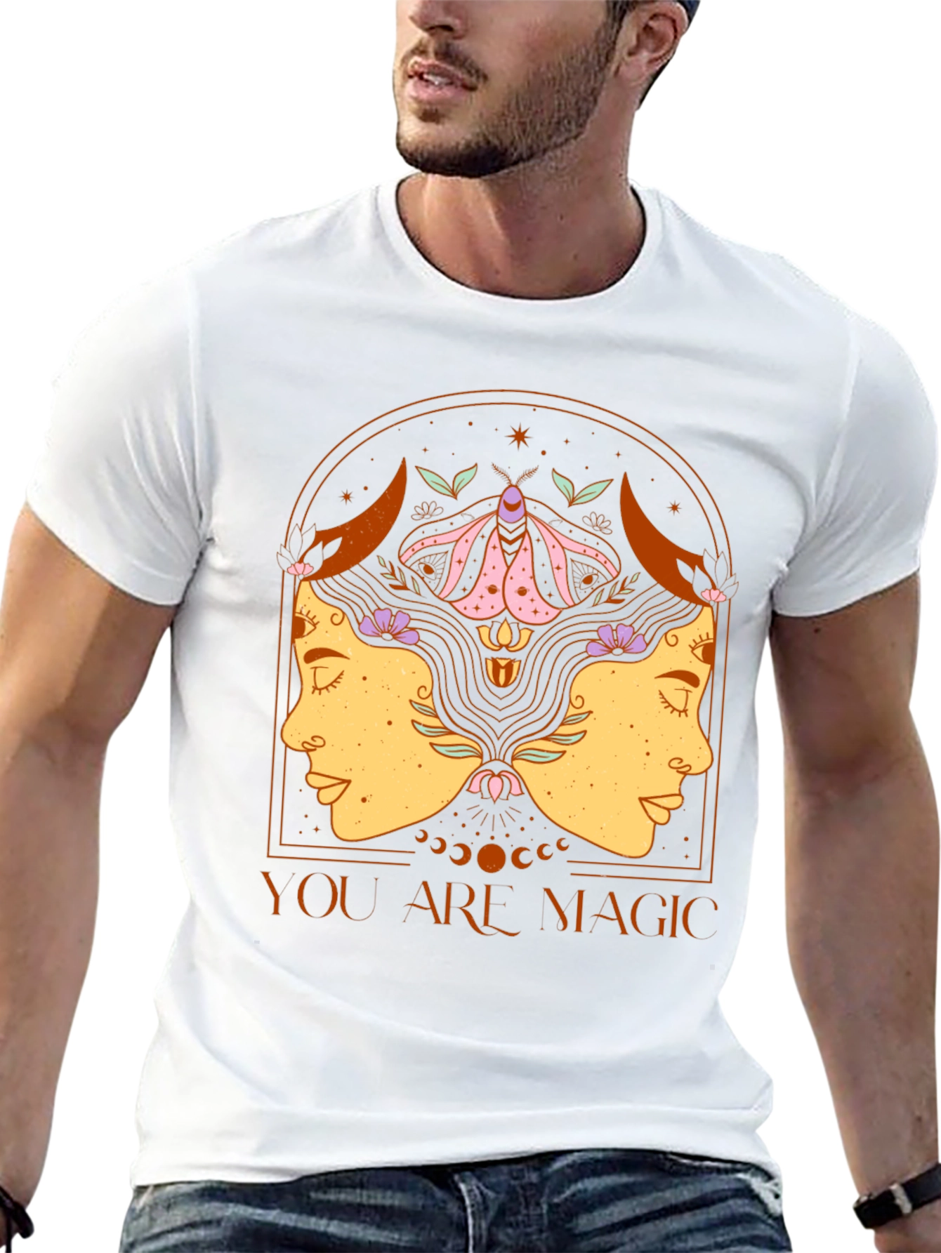 Black You Are Magic Graphic T-Shirt view 13