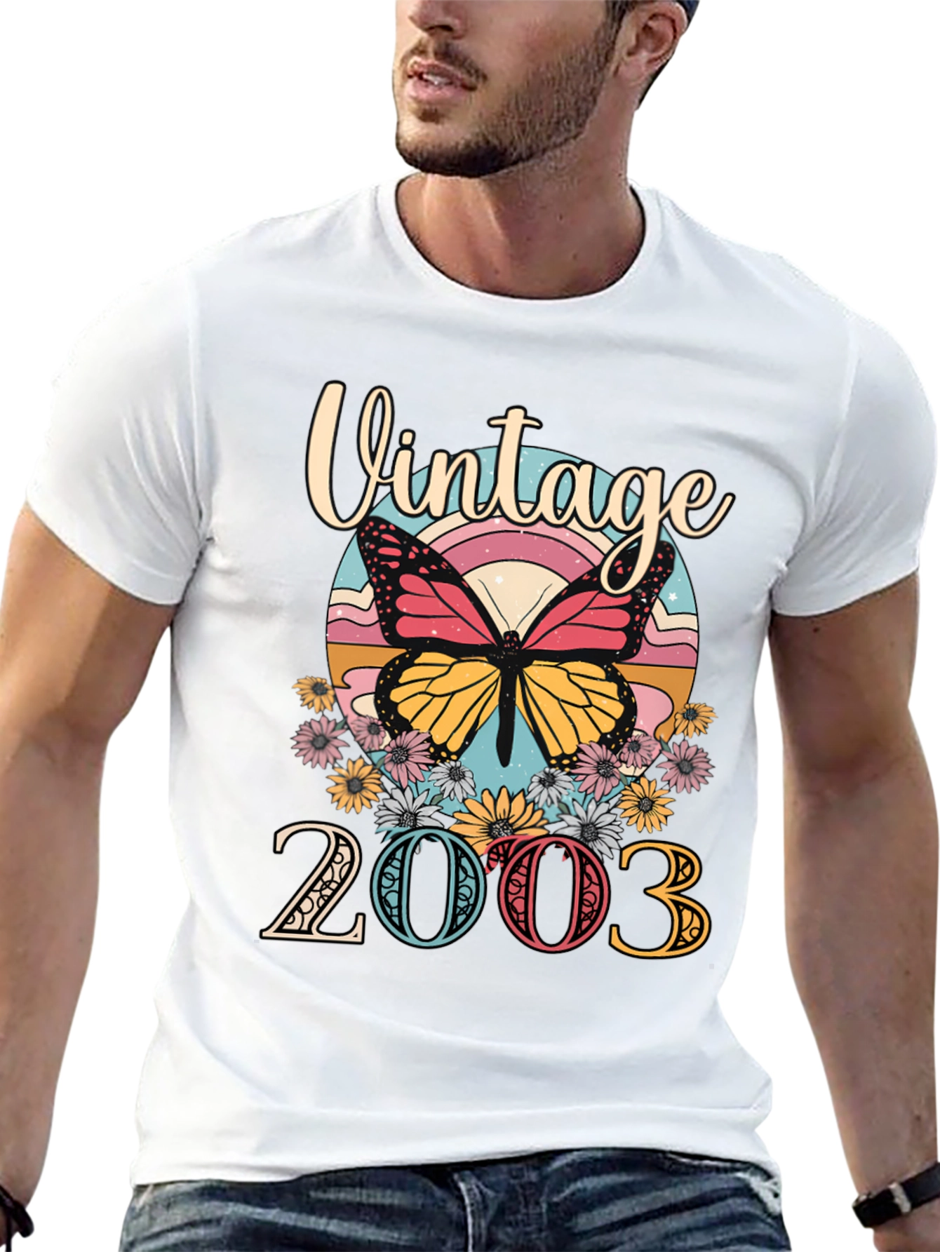 Black Vintage 2003 Butterfly Graphic Tee view 13