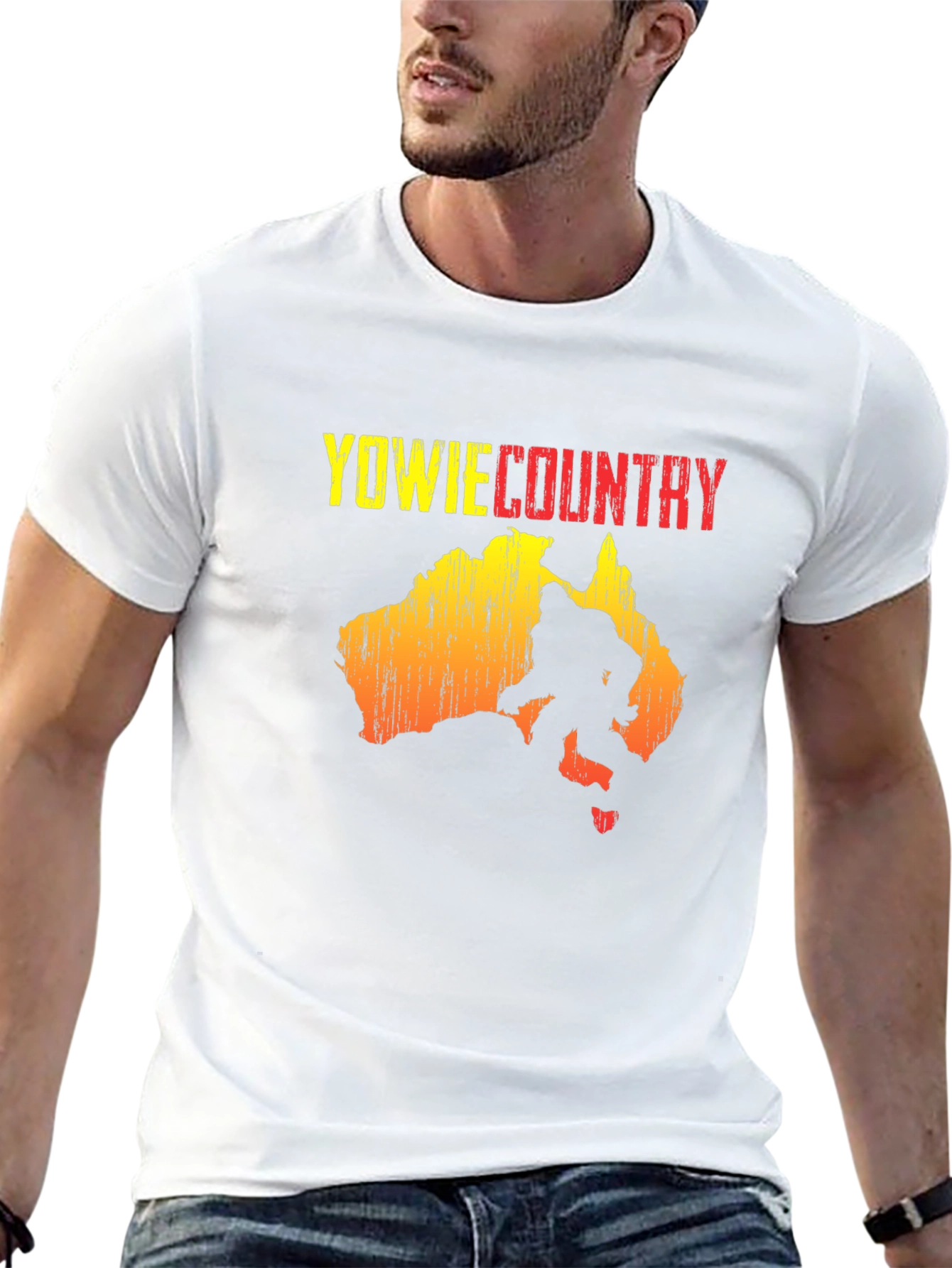 Black Yowie Country T-Shirt - Australia Bigfoot view 13