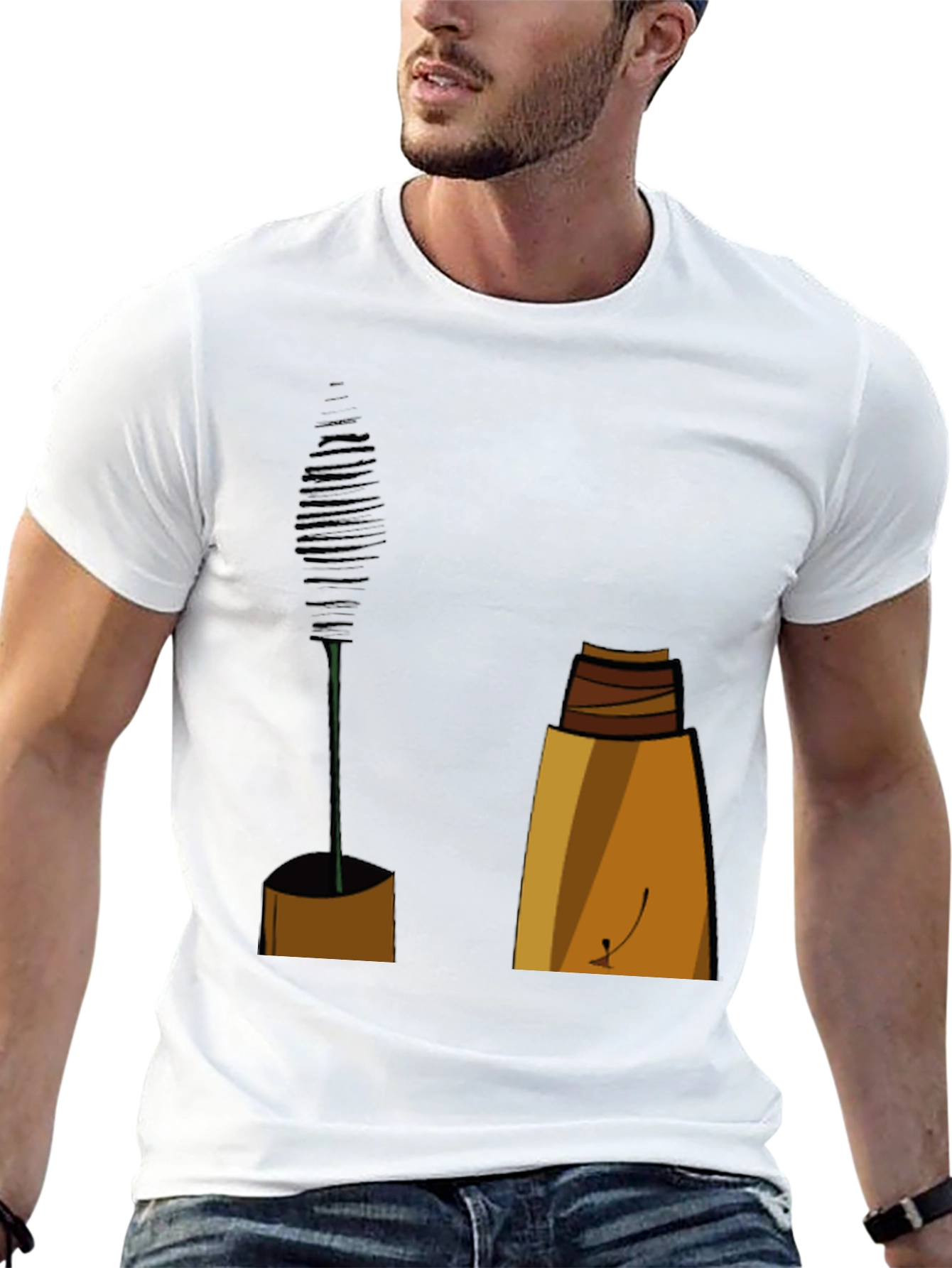 Black Mascara Graphic Tee - Beauty Lover Fashion view 13