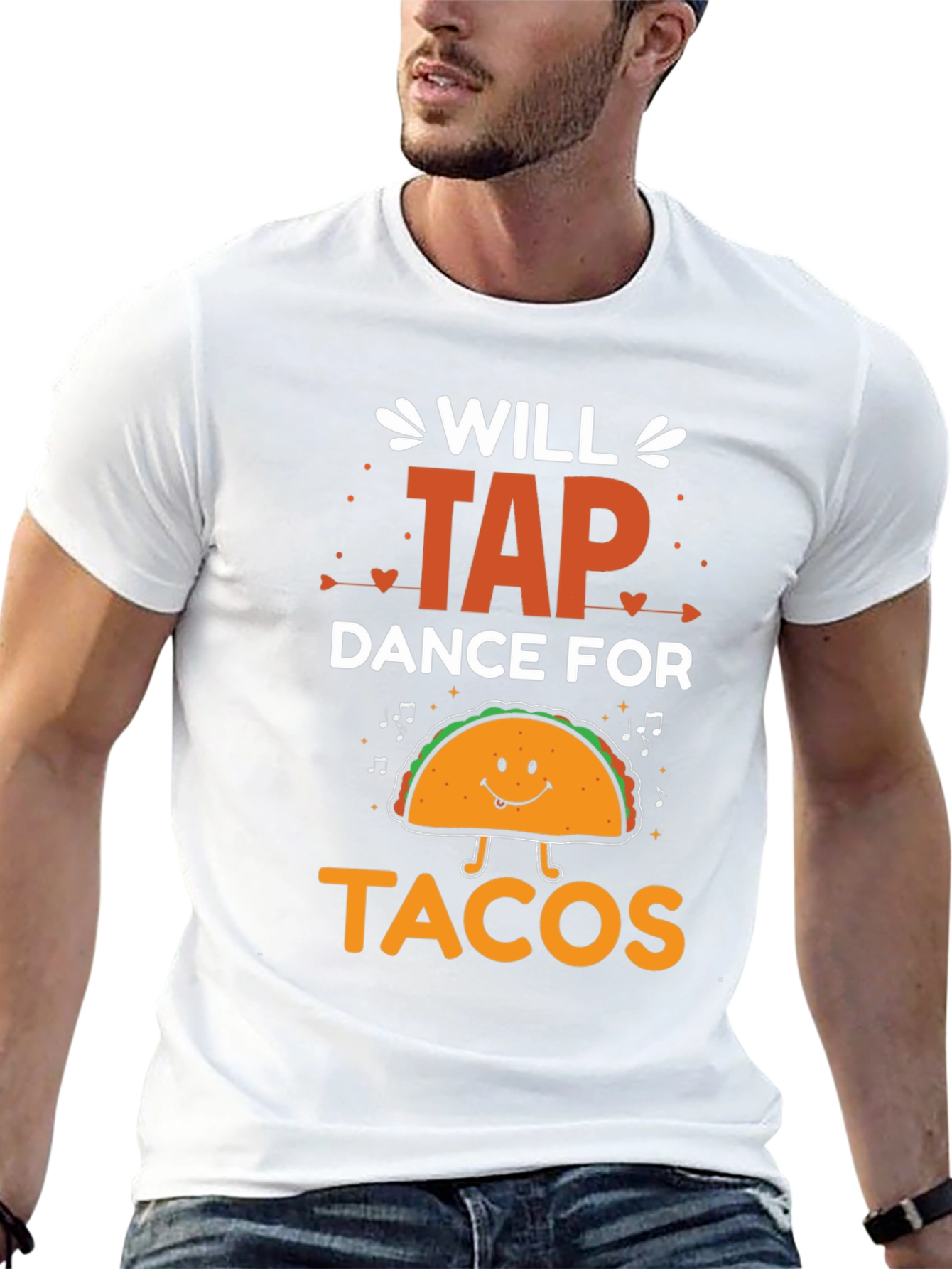 Black Will Tap Dance For Tacos Graphic Tee view 13
