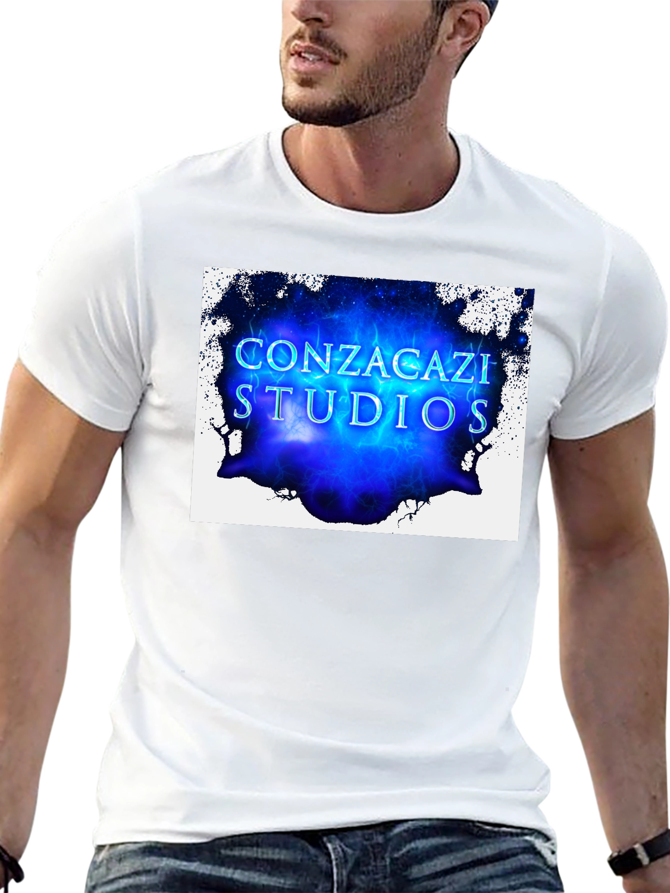 Black Conzacazi Studios Black Graphic T-Shirt view 13