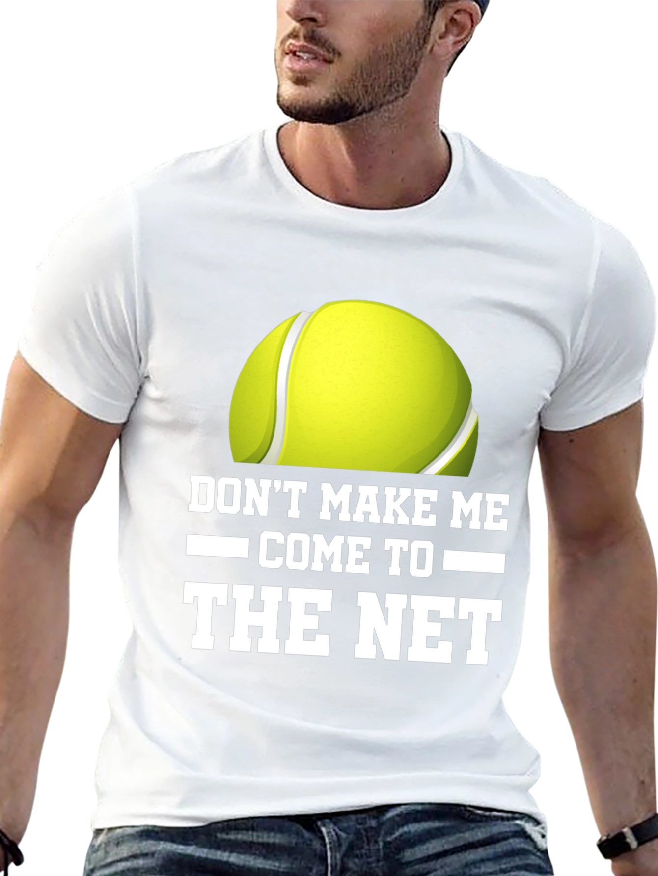 Black Don't Make Me Come to the Net T-Shirt view 13
