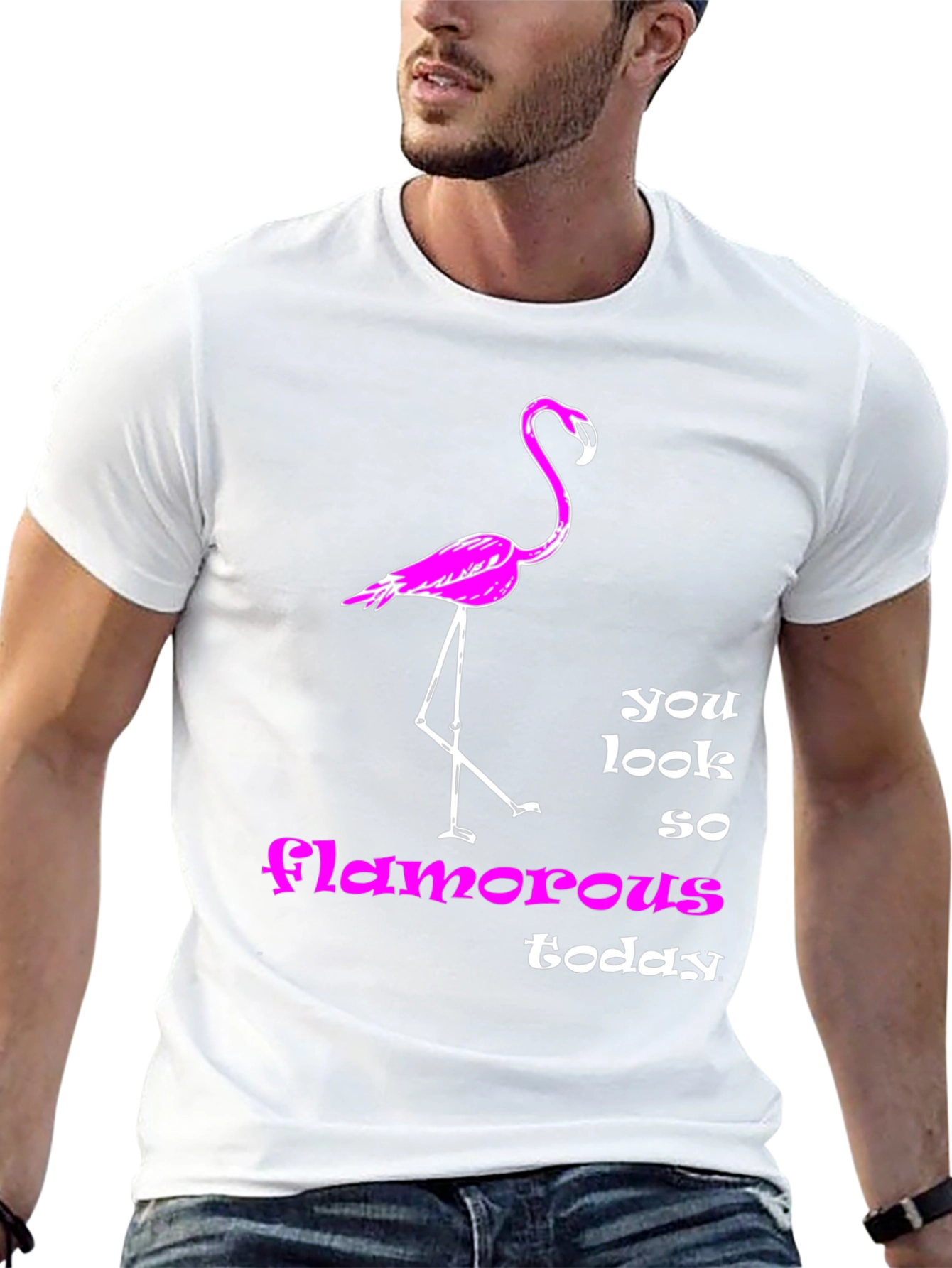 Black Flamingo T-Shirt: You Look So Glamorous Today view 13