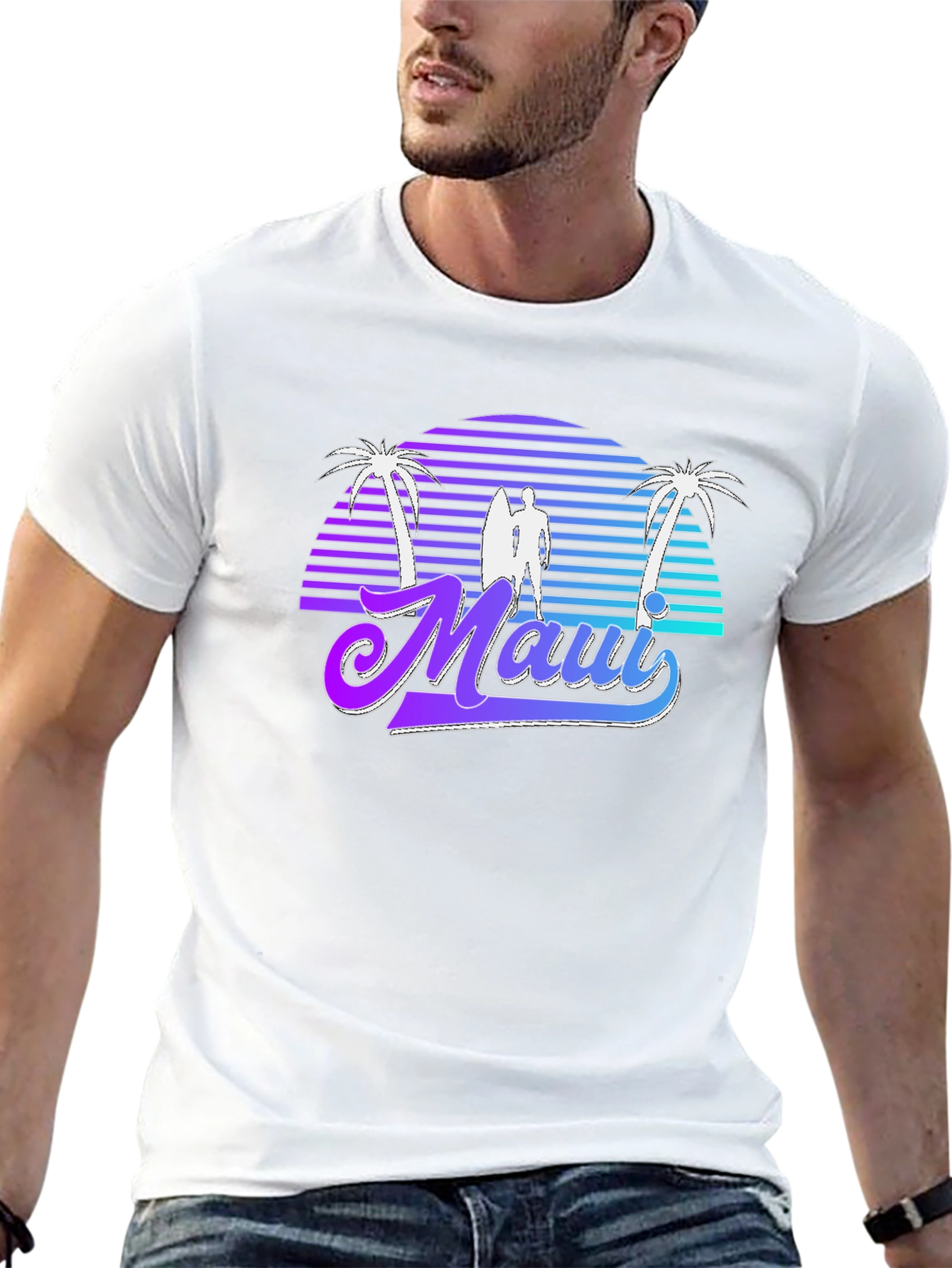 Retro Maui T-Shirt - Island Style - 13