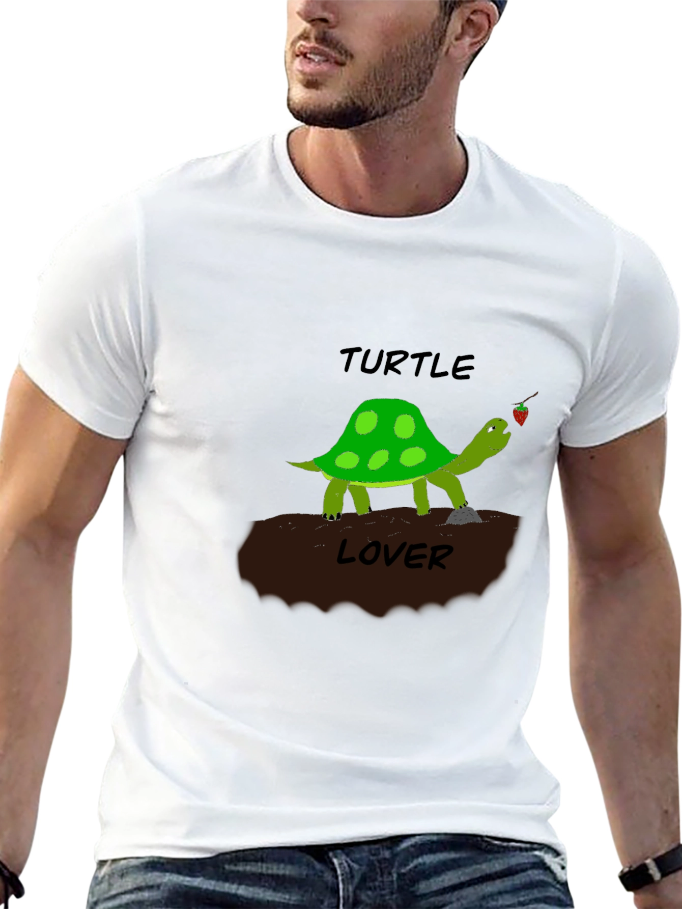 Black Turtle Lover Graphic T-Shirt view 13
