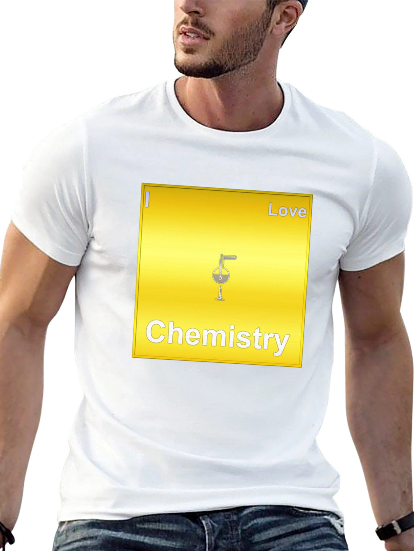 Black Chemistry Love T-Shirt - Black Cotton view 13
