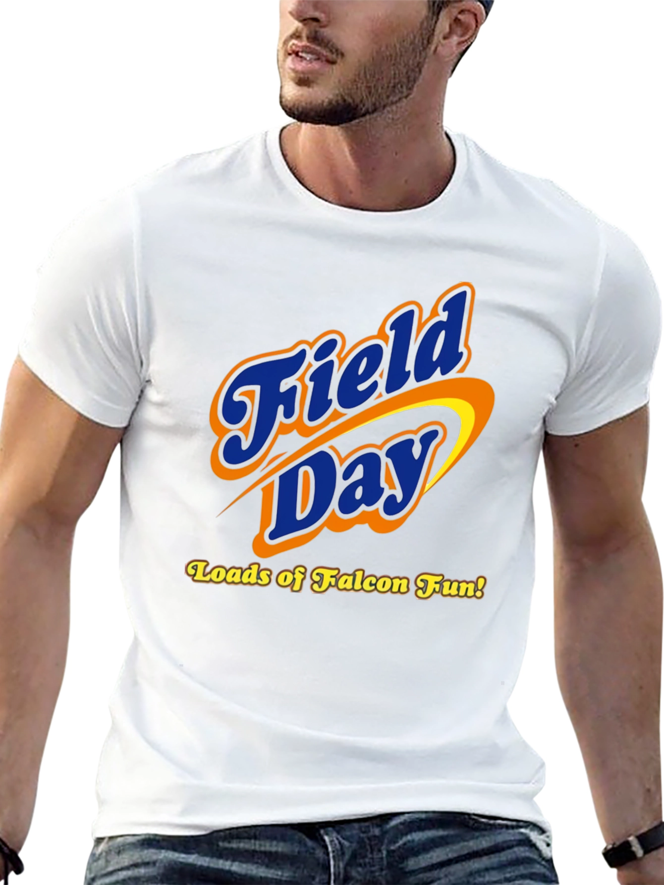 Black Field Day Falcon Fun Black Graphic Tee view 13