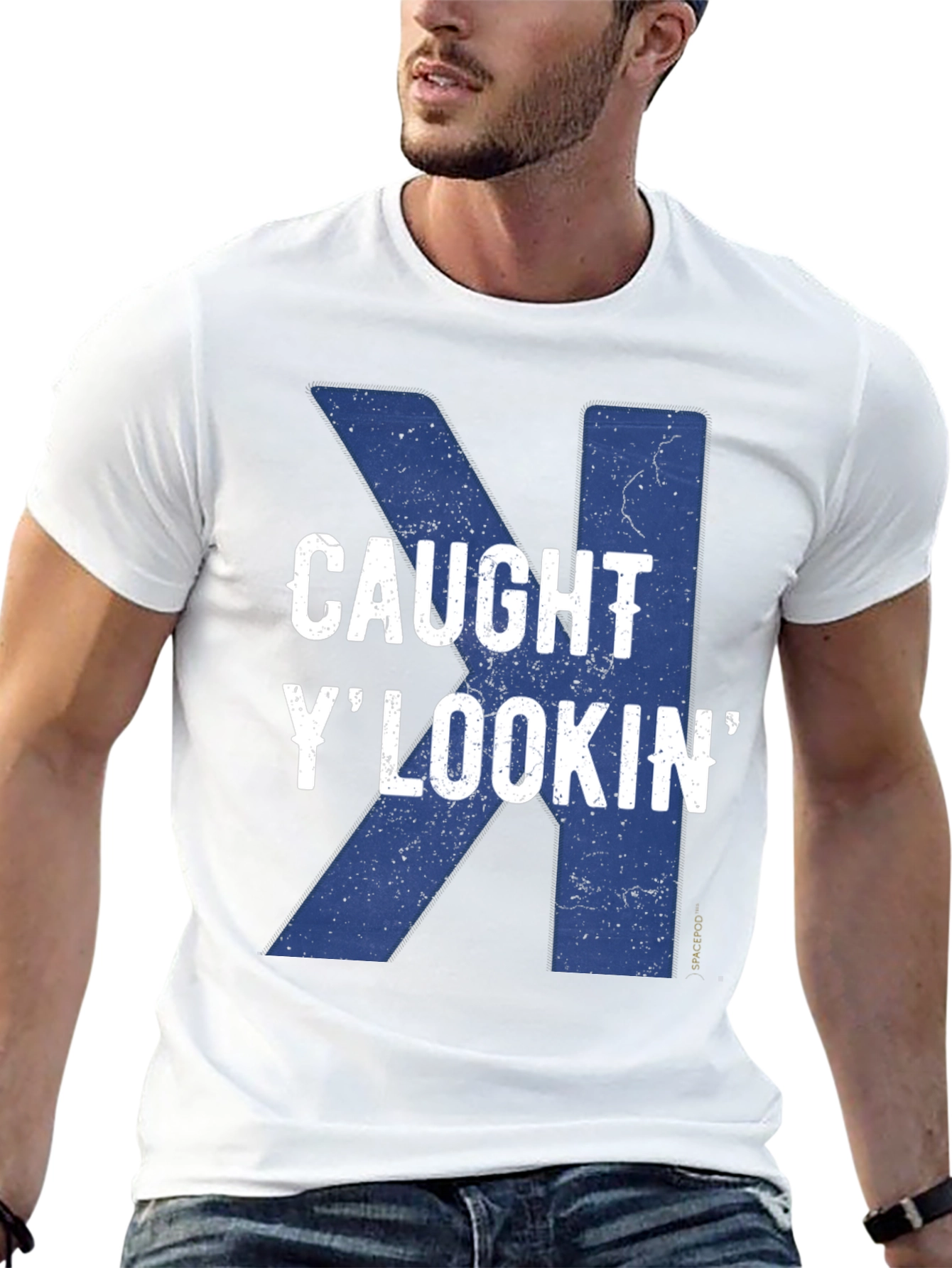 Black Caught Y' Lookin' Graphic Tee view 13