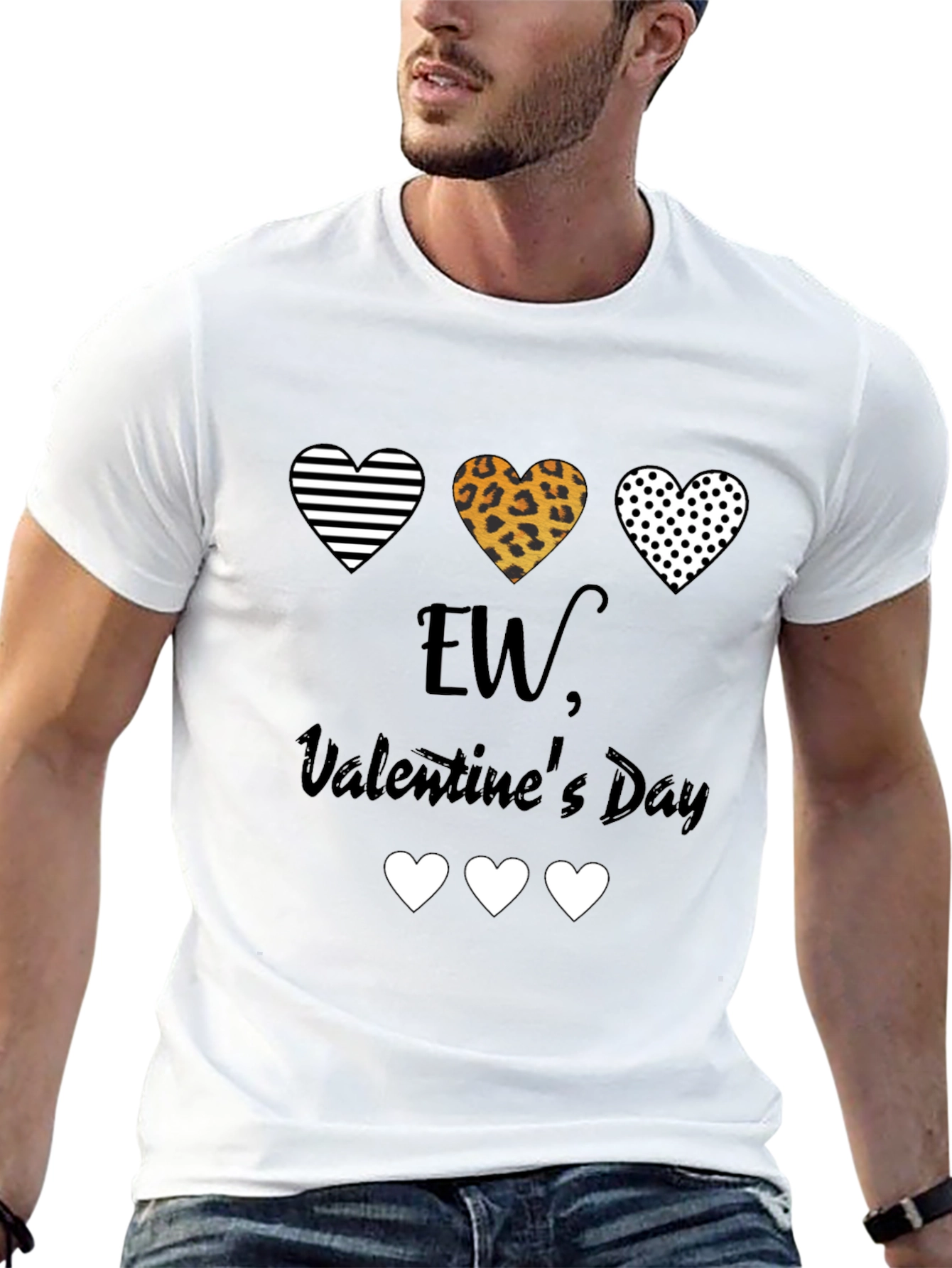 Black Ew, Valentine's Day T-Shirt view 13