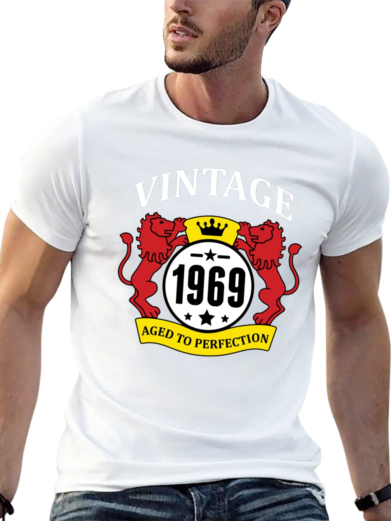 Vintage 1969 Aged to Perfection Graphic Tee - 13