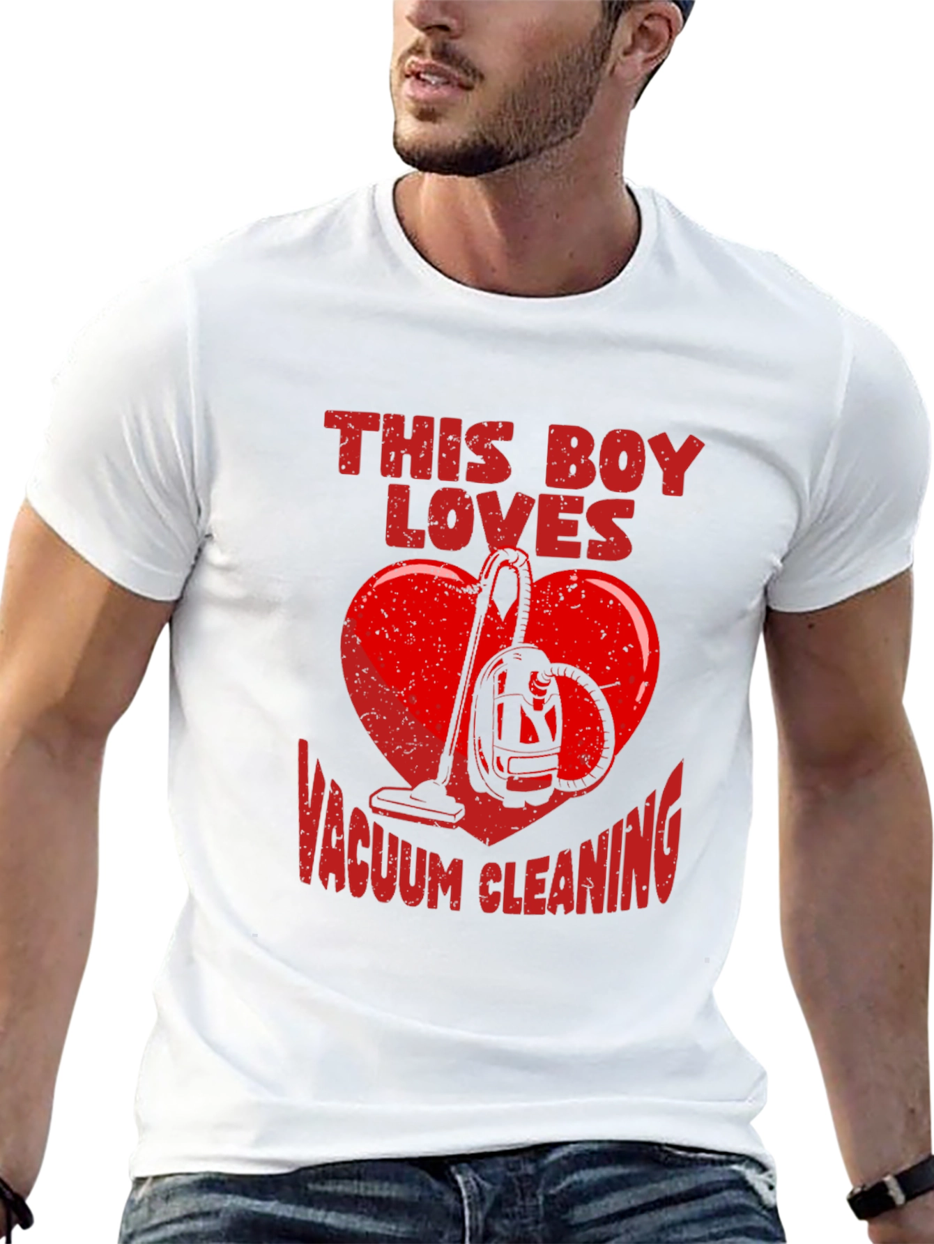 Black Funny Vacuum Cleaning Lover T-Shirt view 13
