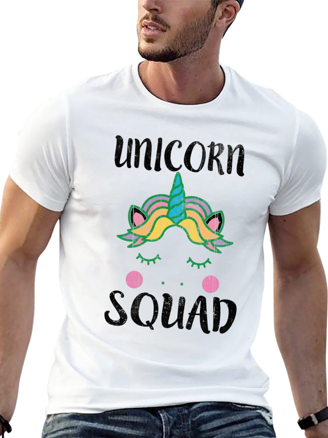 Black Unicorn Squad Graphic T-Shirt view 13