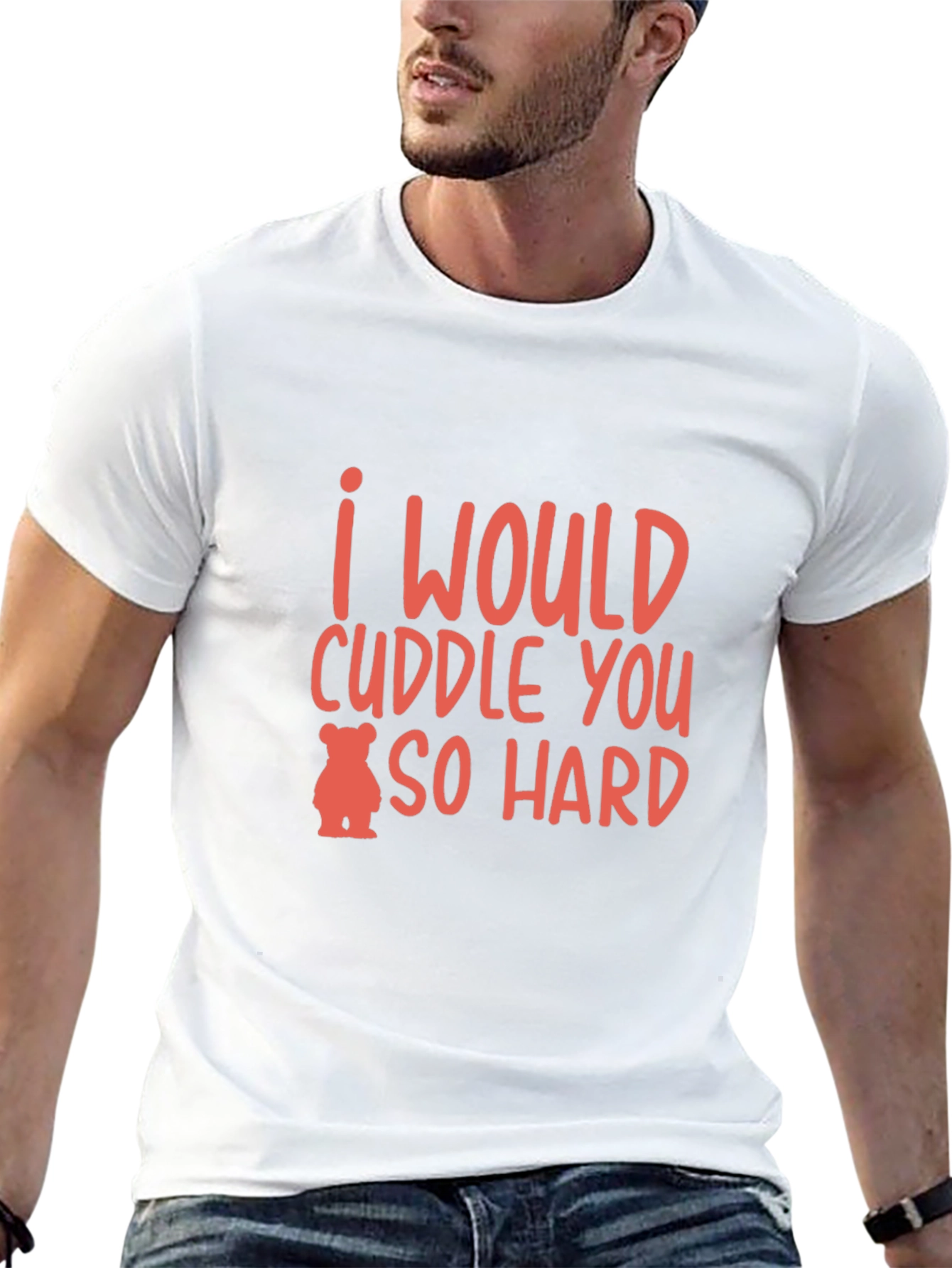 Black Cuddle You So Hard Black Graphic Tee view 13