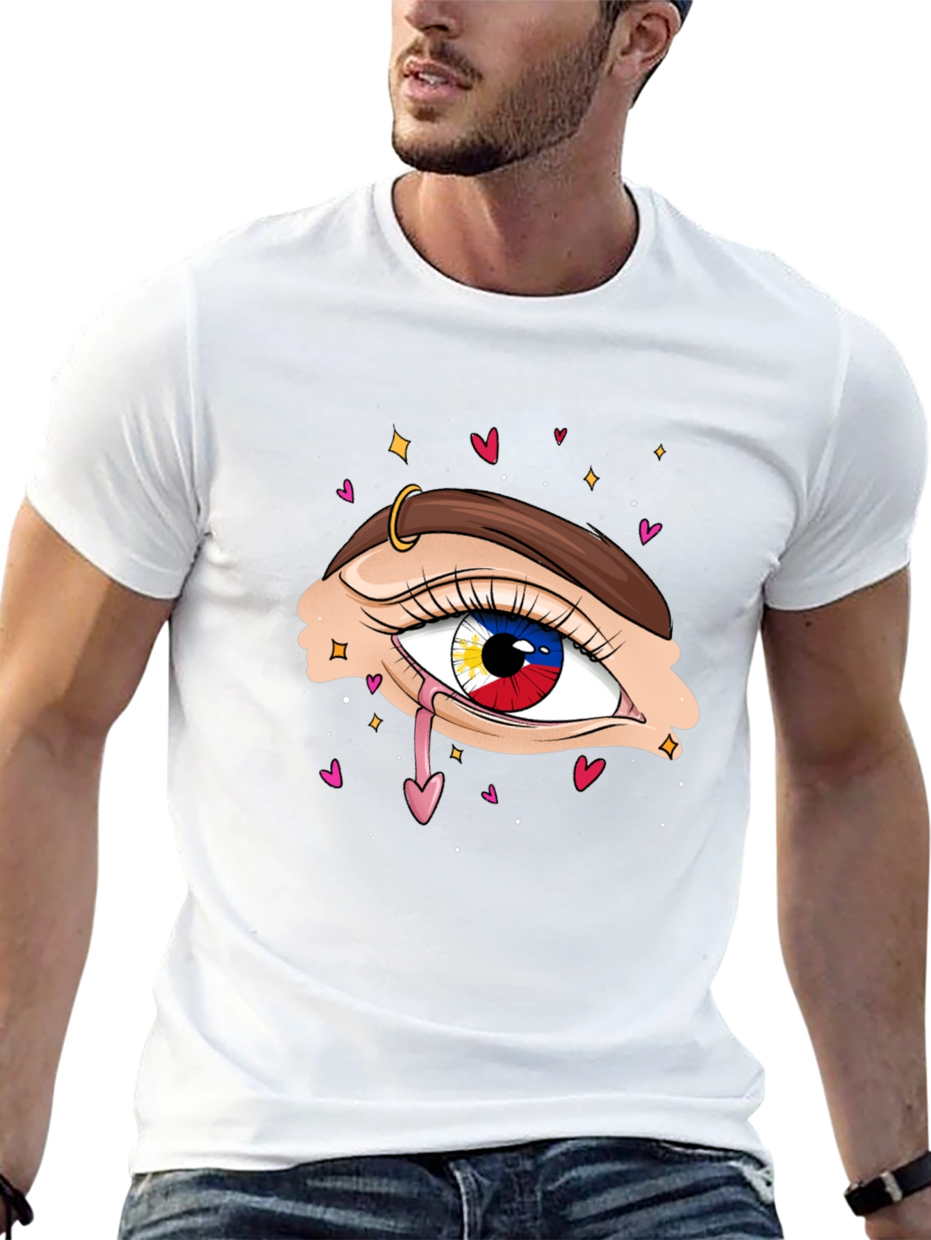 Eye Graphic Tee - Unique Design - 13