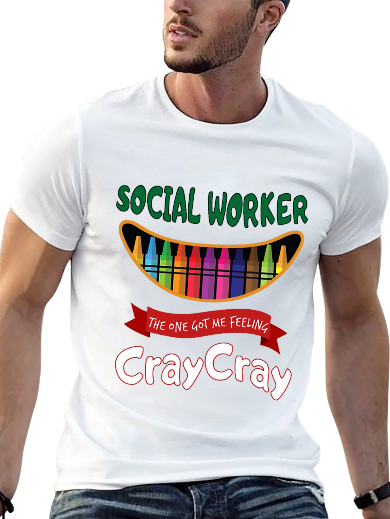 Black Social Worker CrayCray T-Shirt view 13