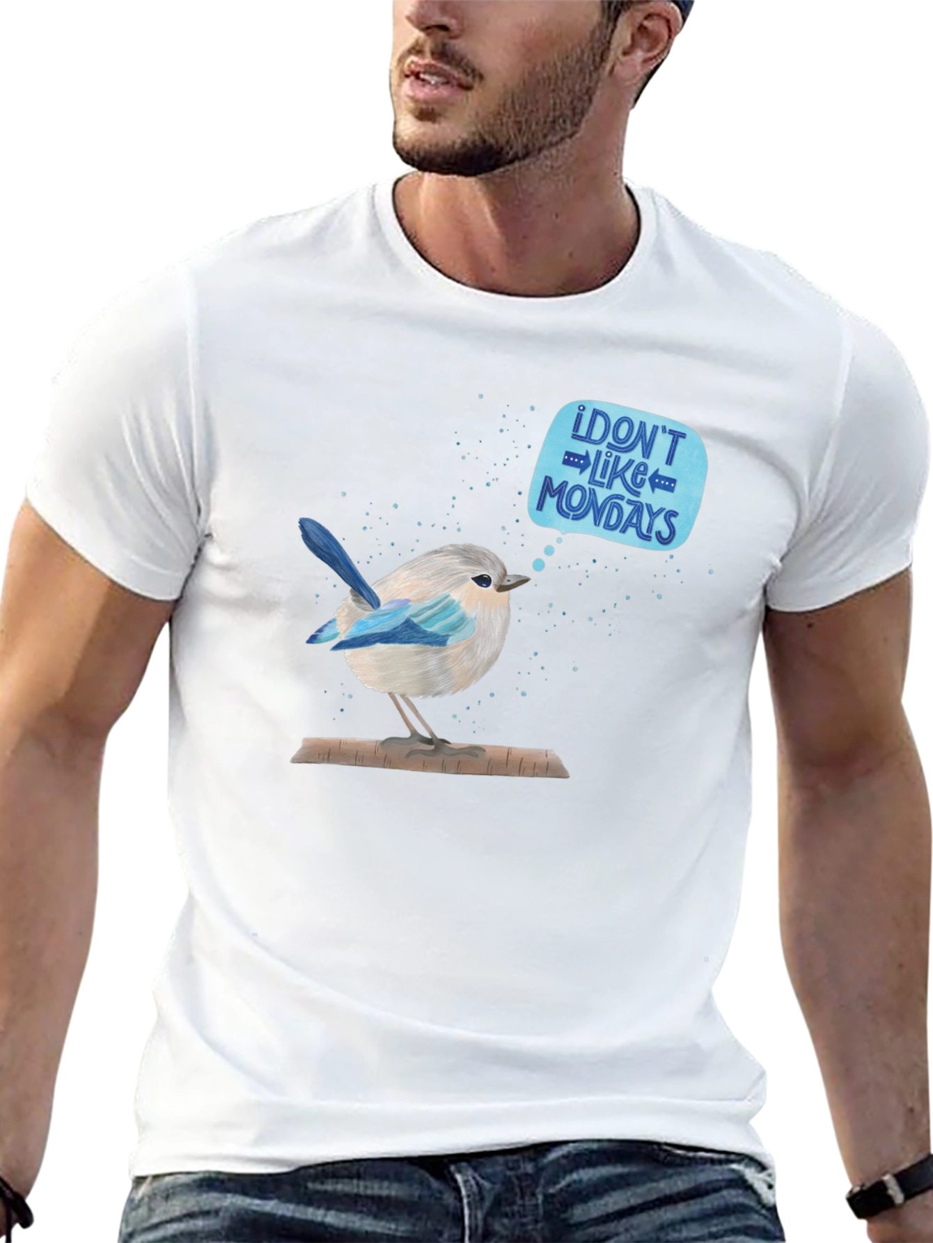 Black I Don't Like Mondays Graphic Tee view 13