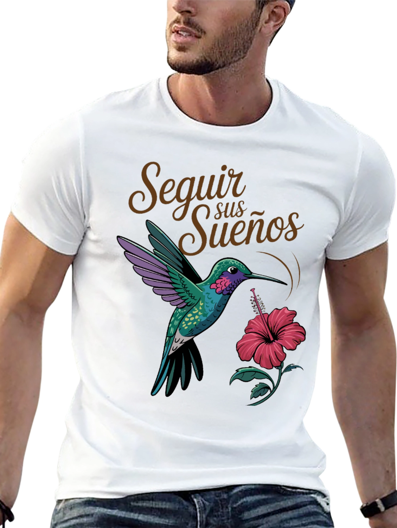 Black Follow Your Dreams Hummingbird Graphic Tee view 13