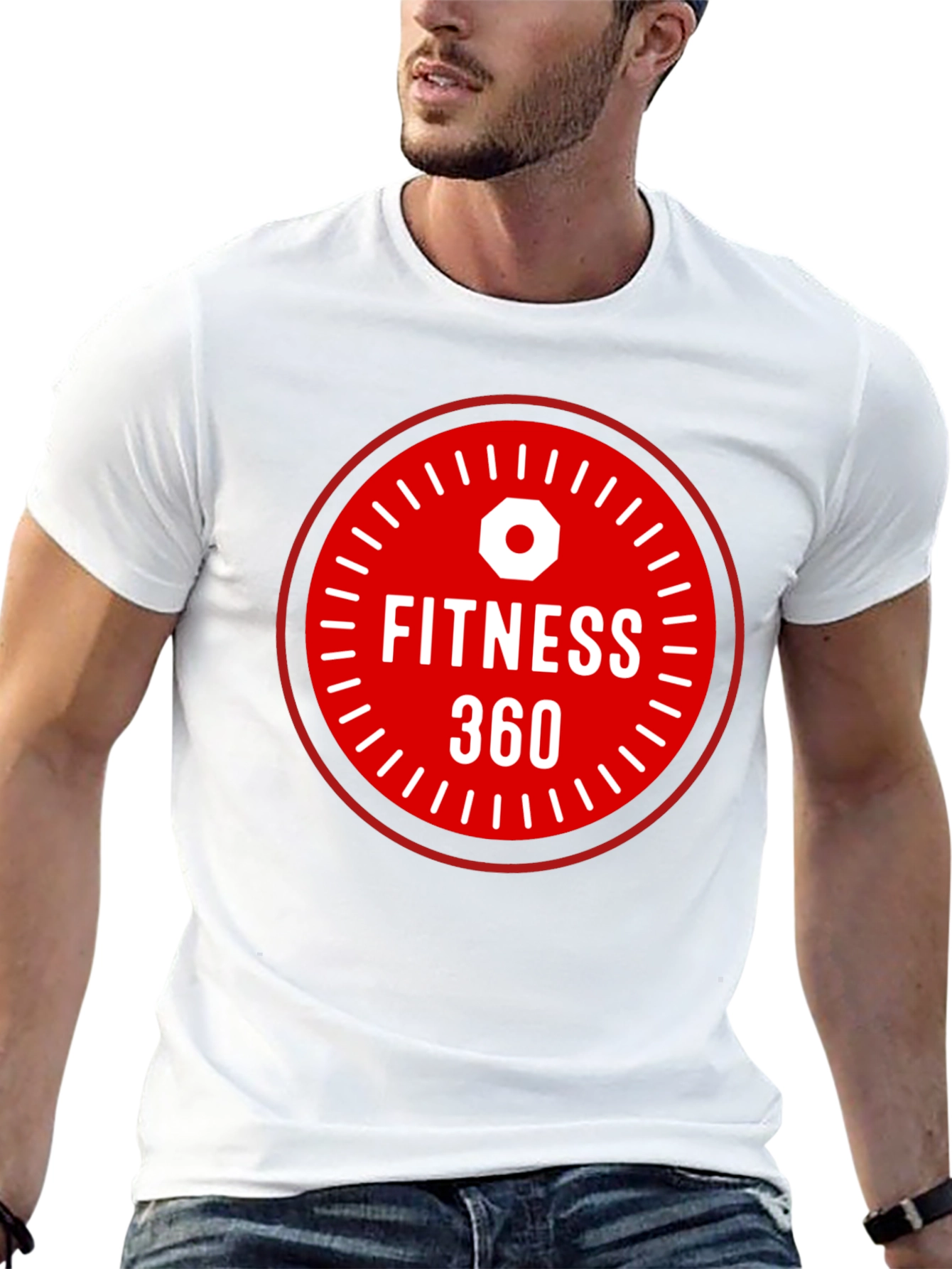 Black Fitness 360 Graphic T-Shirt - Black view 13