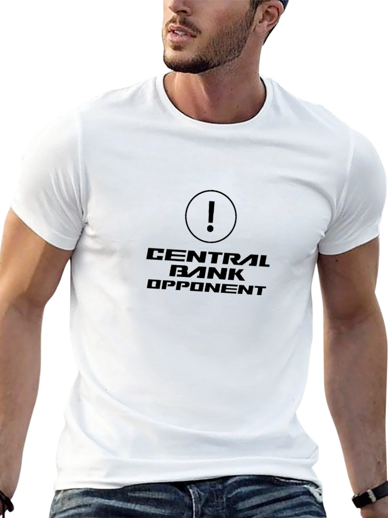 Black Central Bank Opponent Graphic Tee view 13