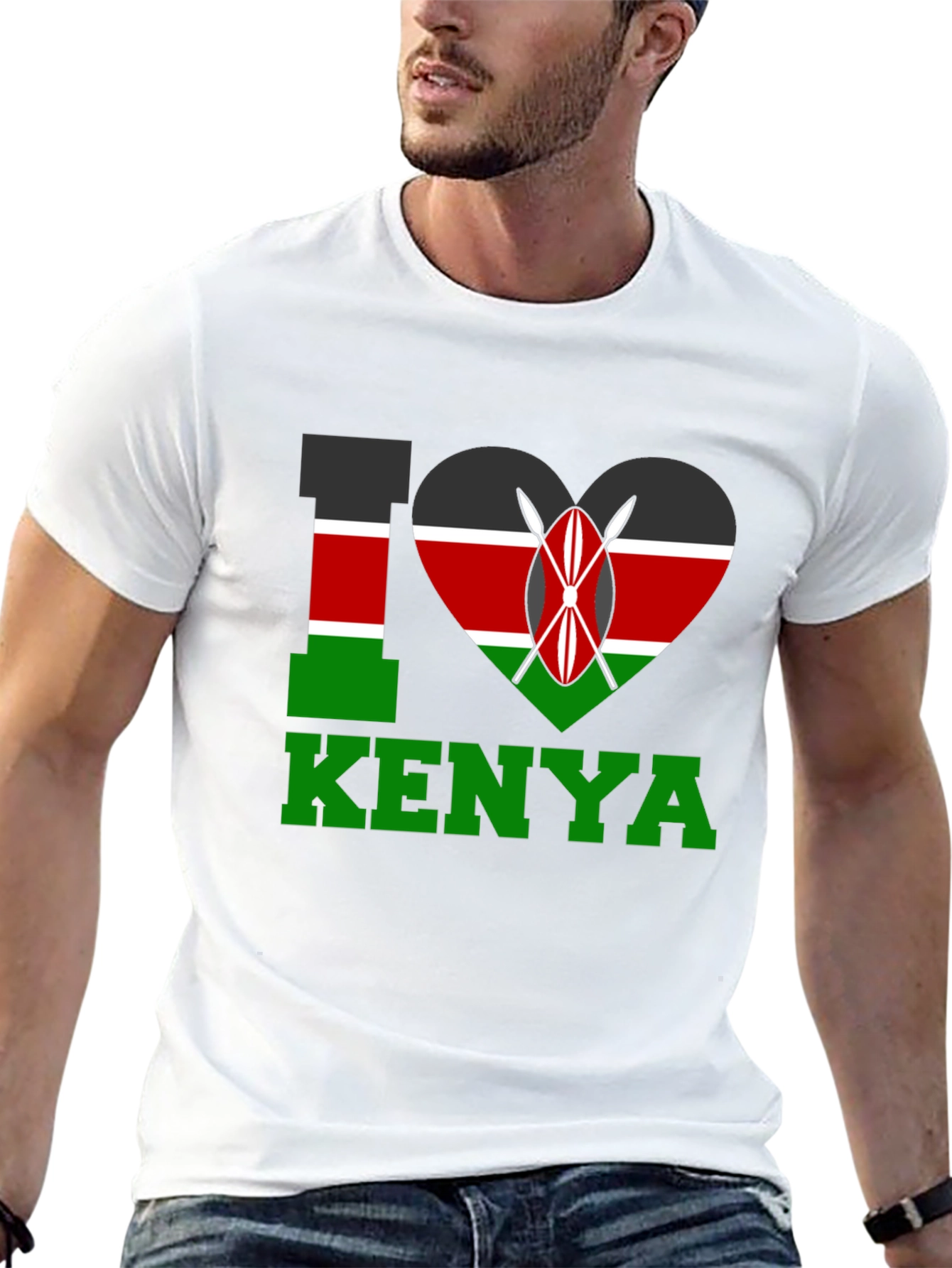 I Love Kenya T-Shirt - National Pride - 13