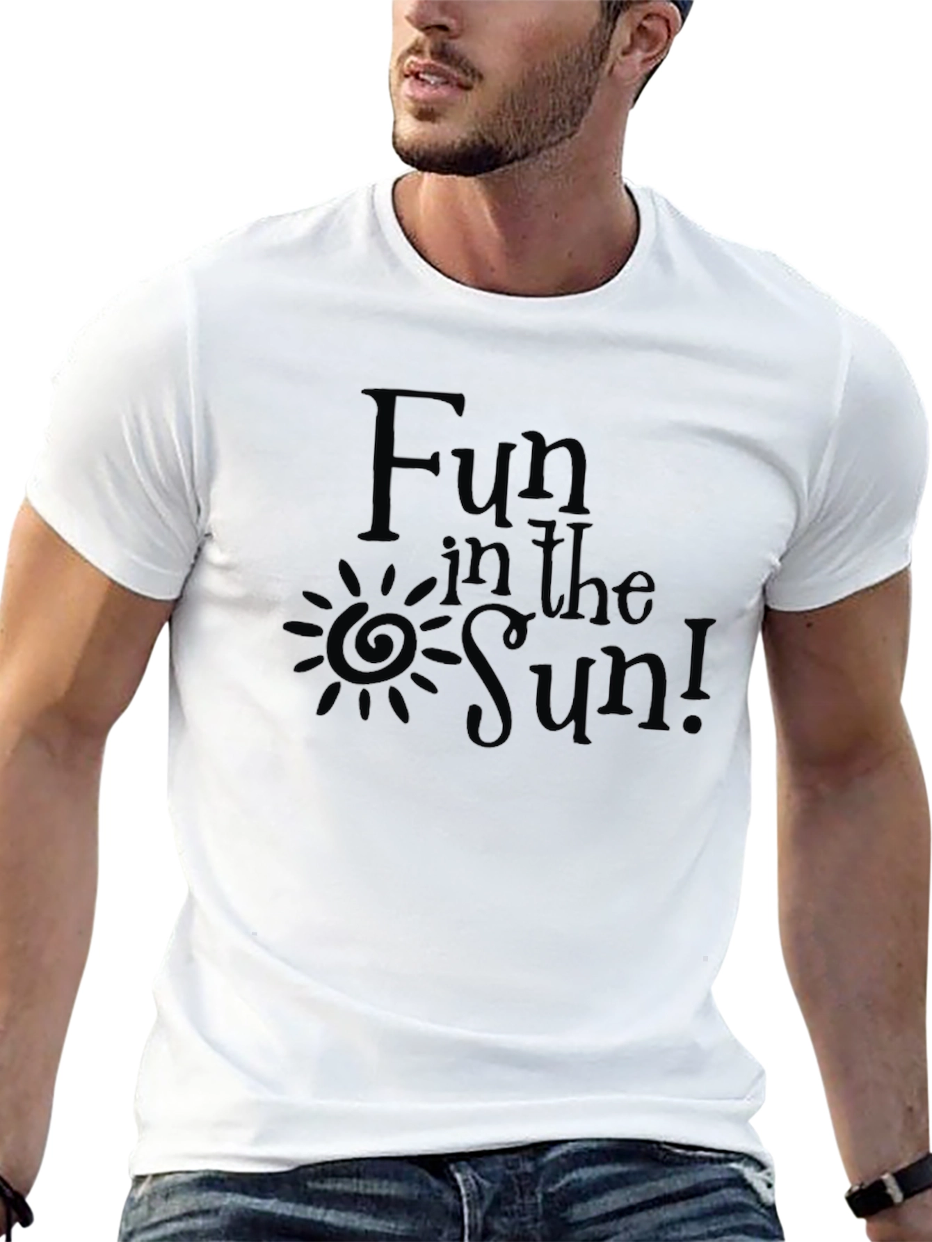 Black Fun in the Sun! Graphic T-Shirt view 13