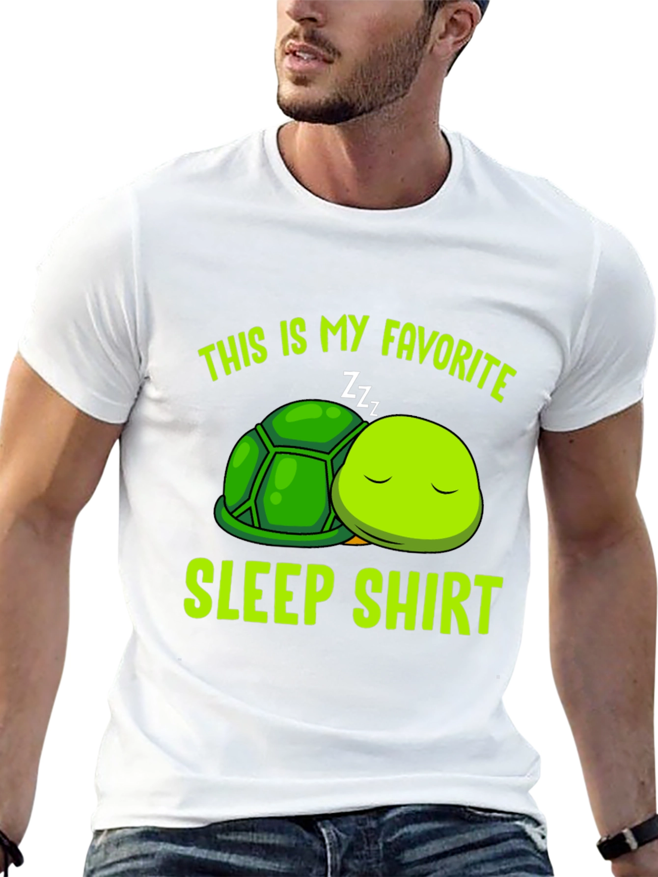 Black Turtle Sleep Shirt - Funny Animal Lover Tee view 13