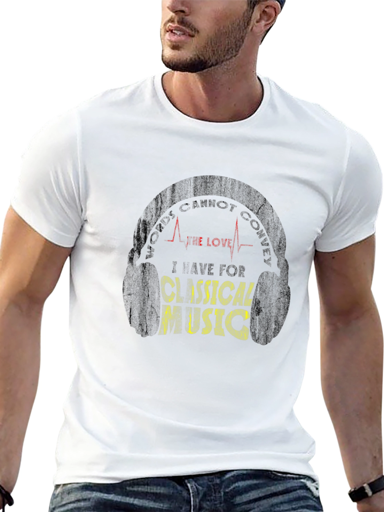 Black Classical Music Love T-Shirt view 13