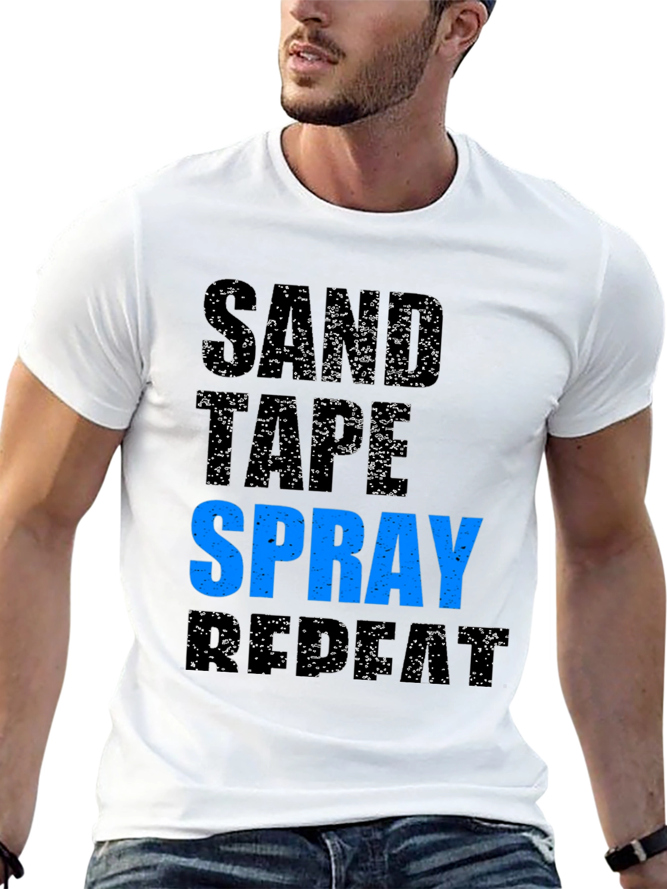 Sand, Tape, Spray, Repeat T-Shirt - 13