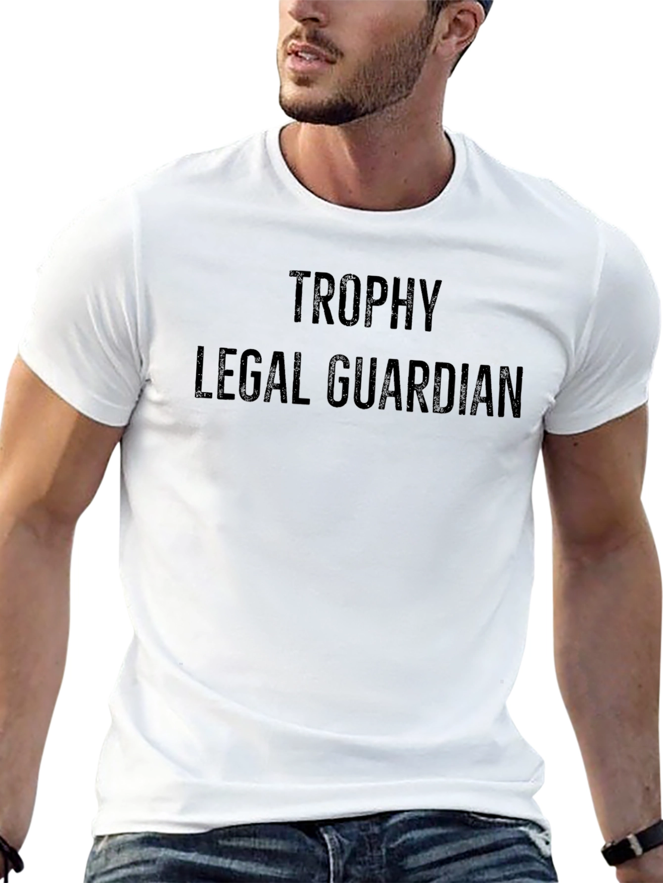 Black Trophy Legal Guardian Black Graphic T-Shirt view 13