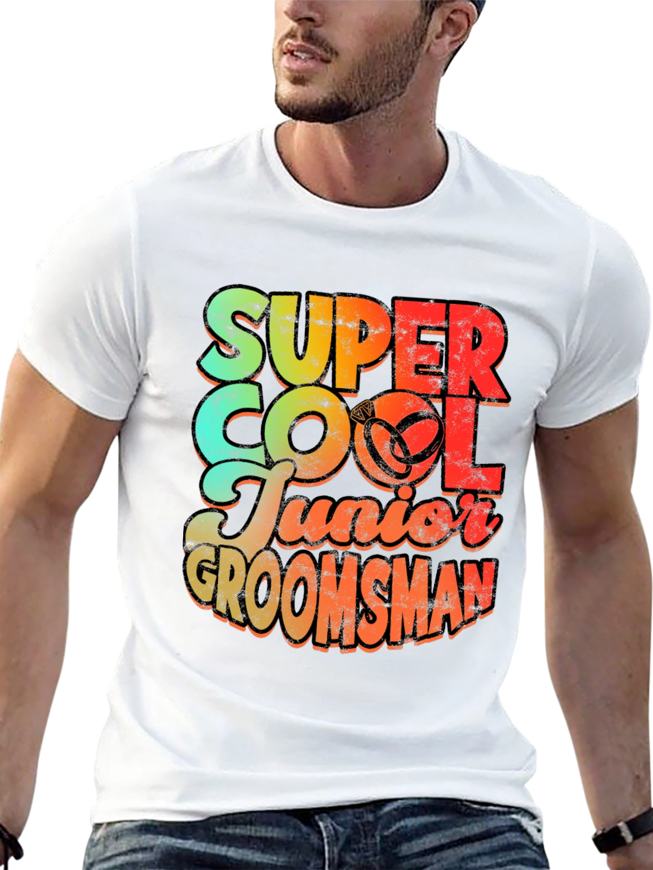 Super Cool Junior Groomsman Graphic T-Shirt - 13