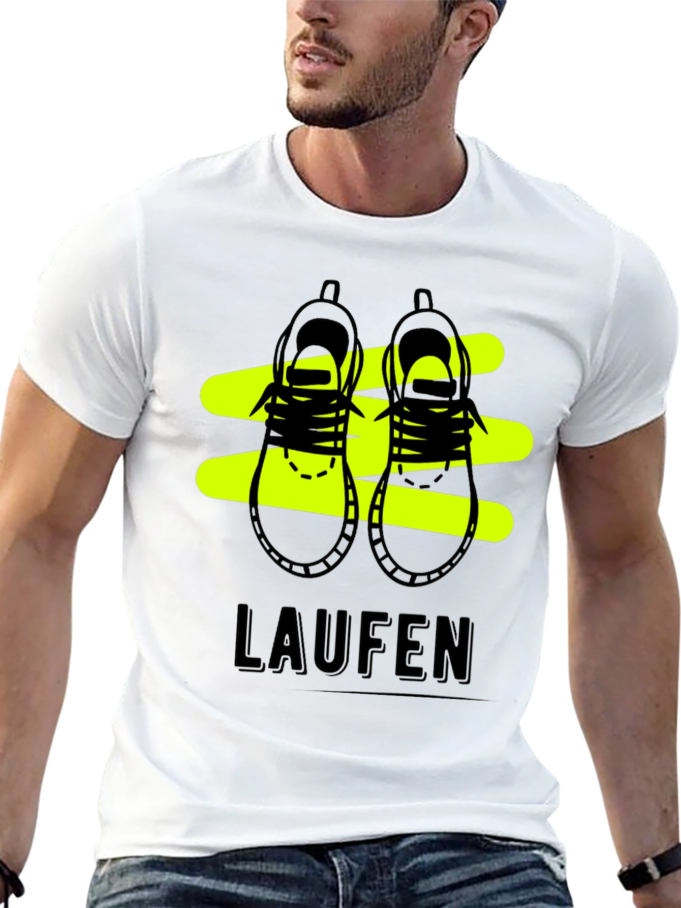 Black Laufen Black Graphic Tee - Running Shoes view 13