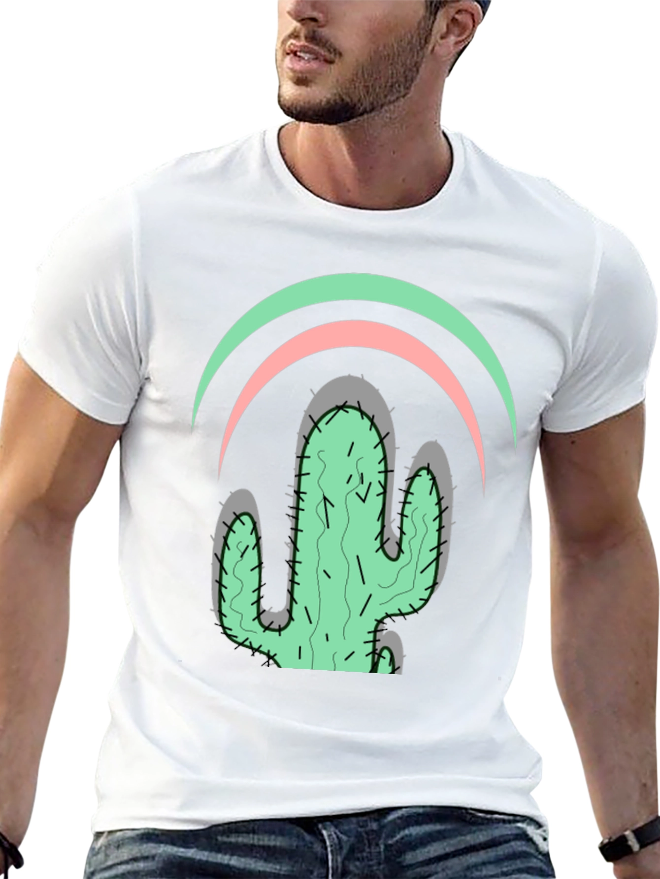 Cactus Graphic Tee - Stylish Desert Vibes - 13
