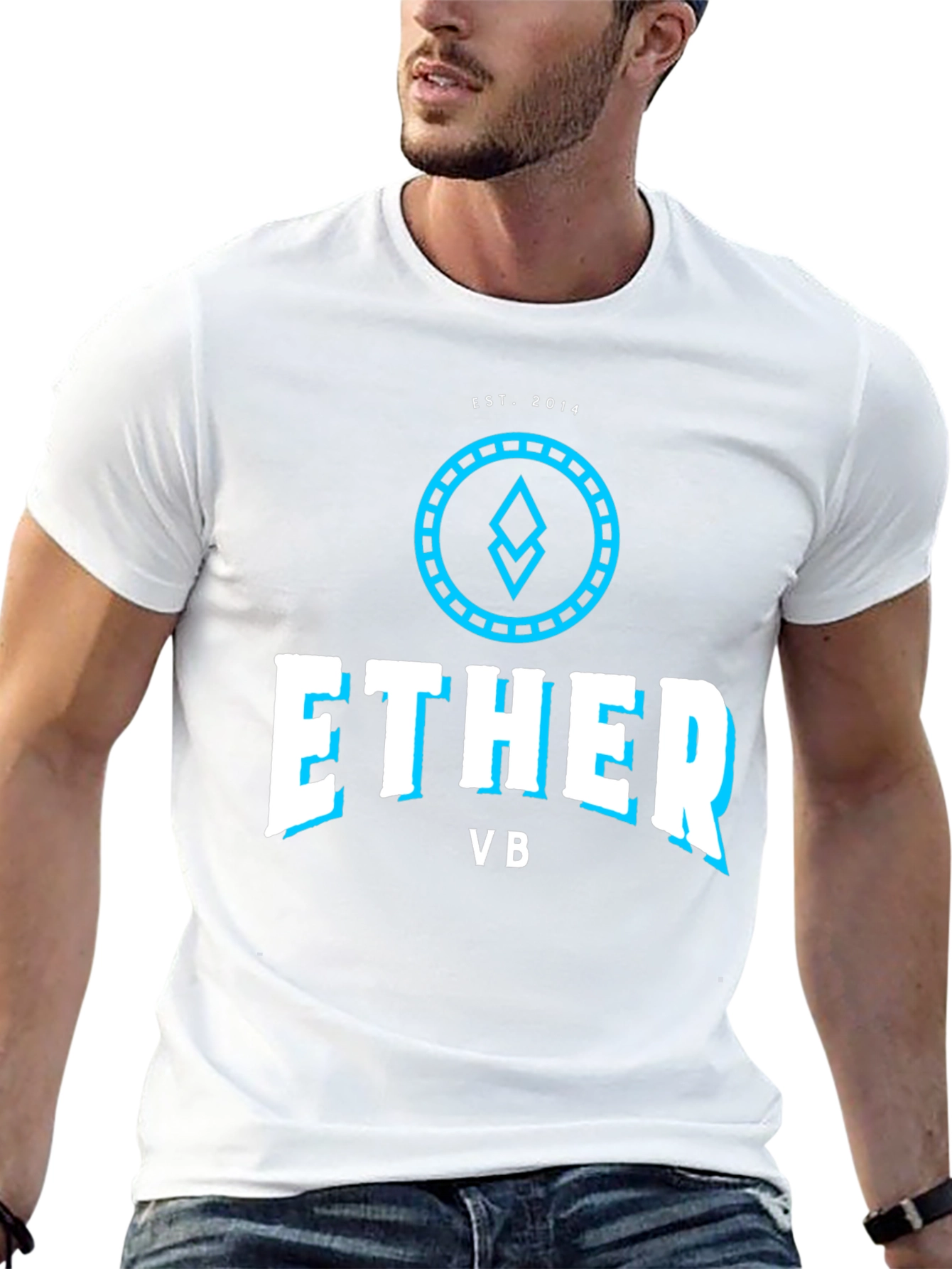Black Ether VB T-Shirt - Crypto Fashion view 13