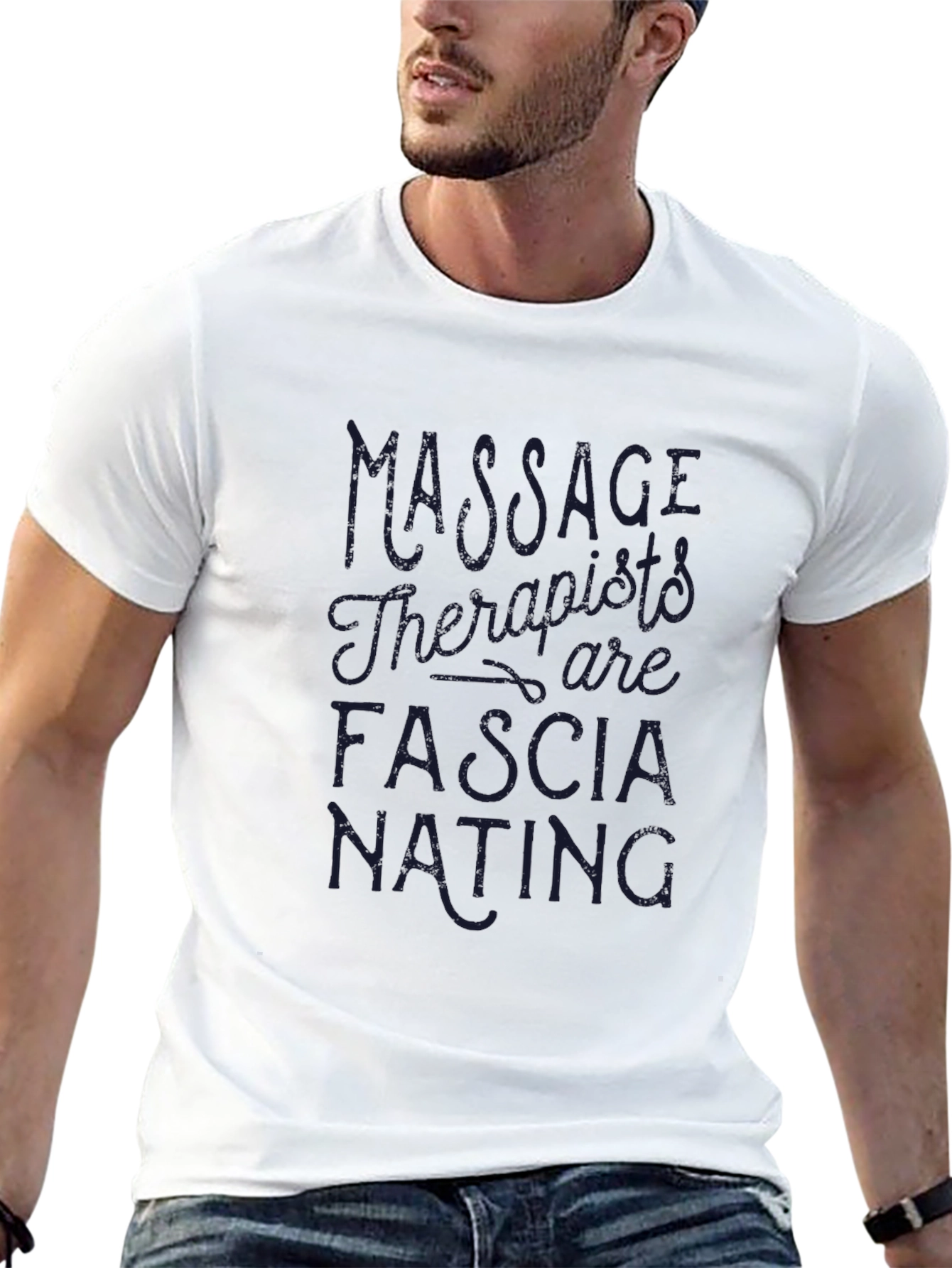 Black Massage Therapists are Fascia-nating T-Shirt view 13