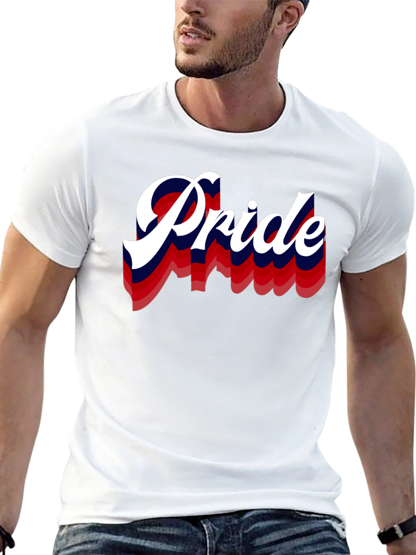 Black Pride Graphic Print Black T-Shirt view 13