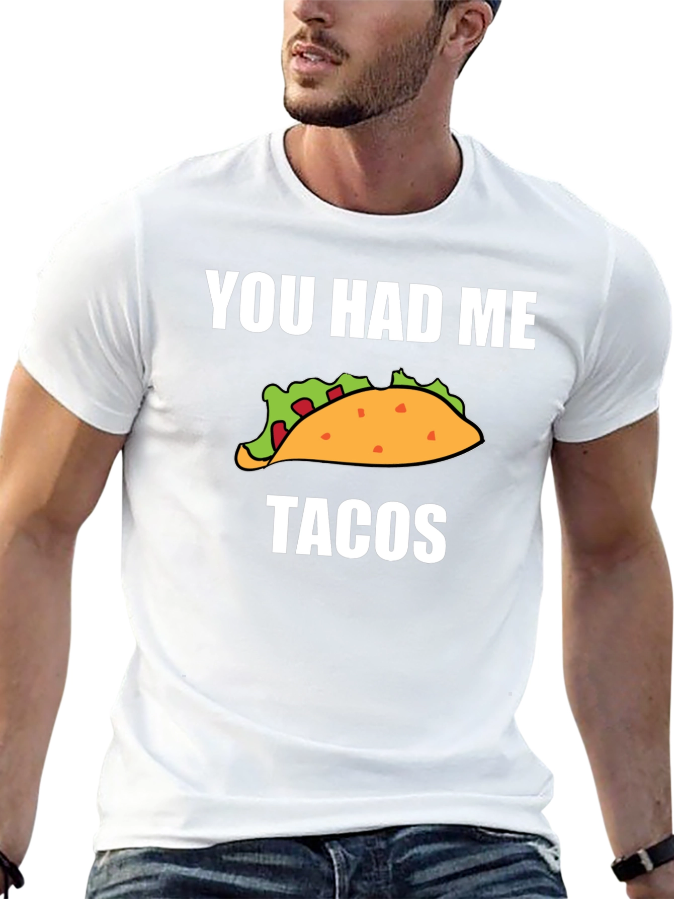 Black You Had Me At Tacos Graphic Tee - Black view 13