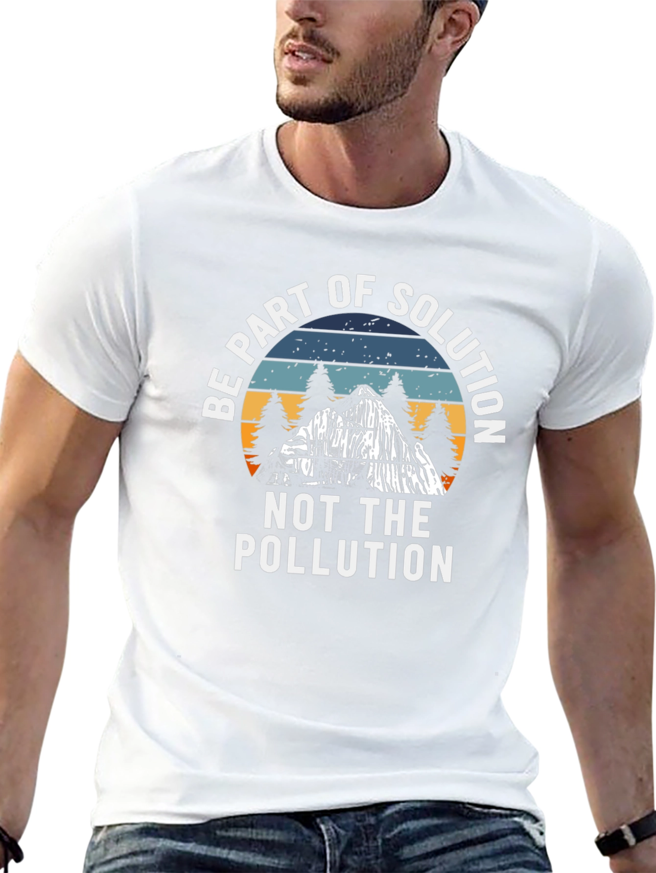 Black Eco-Friendly T-Shirt: Be Part of the Solution view 13