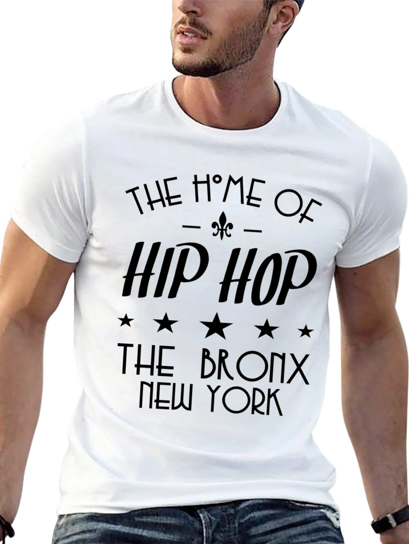 Black Hip Hop T-Shirt: Home of Hip Hop - The Bronx New York view 13