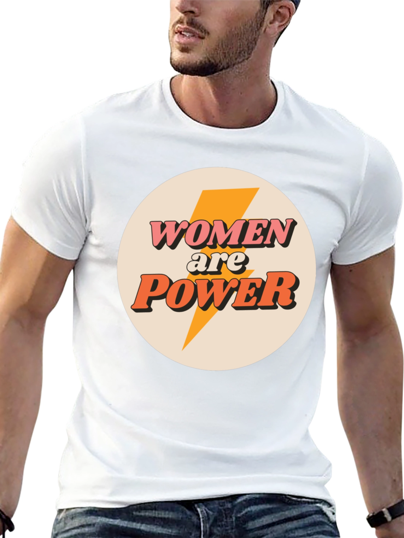 Women are Power Graphic Tee - Retro Feminist T-Shirt - 13