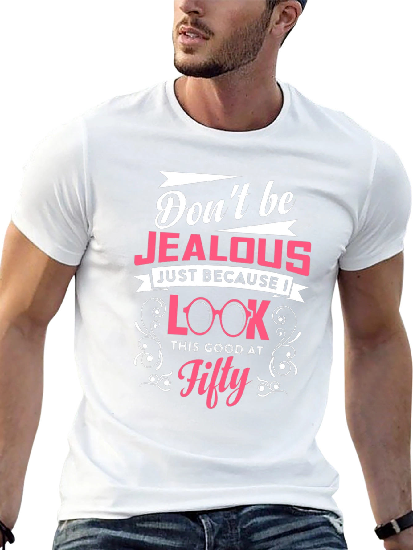 Black Don't Be Jealous Fifty T-Shirt view 13
