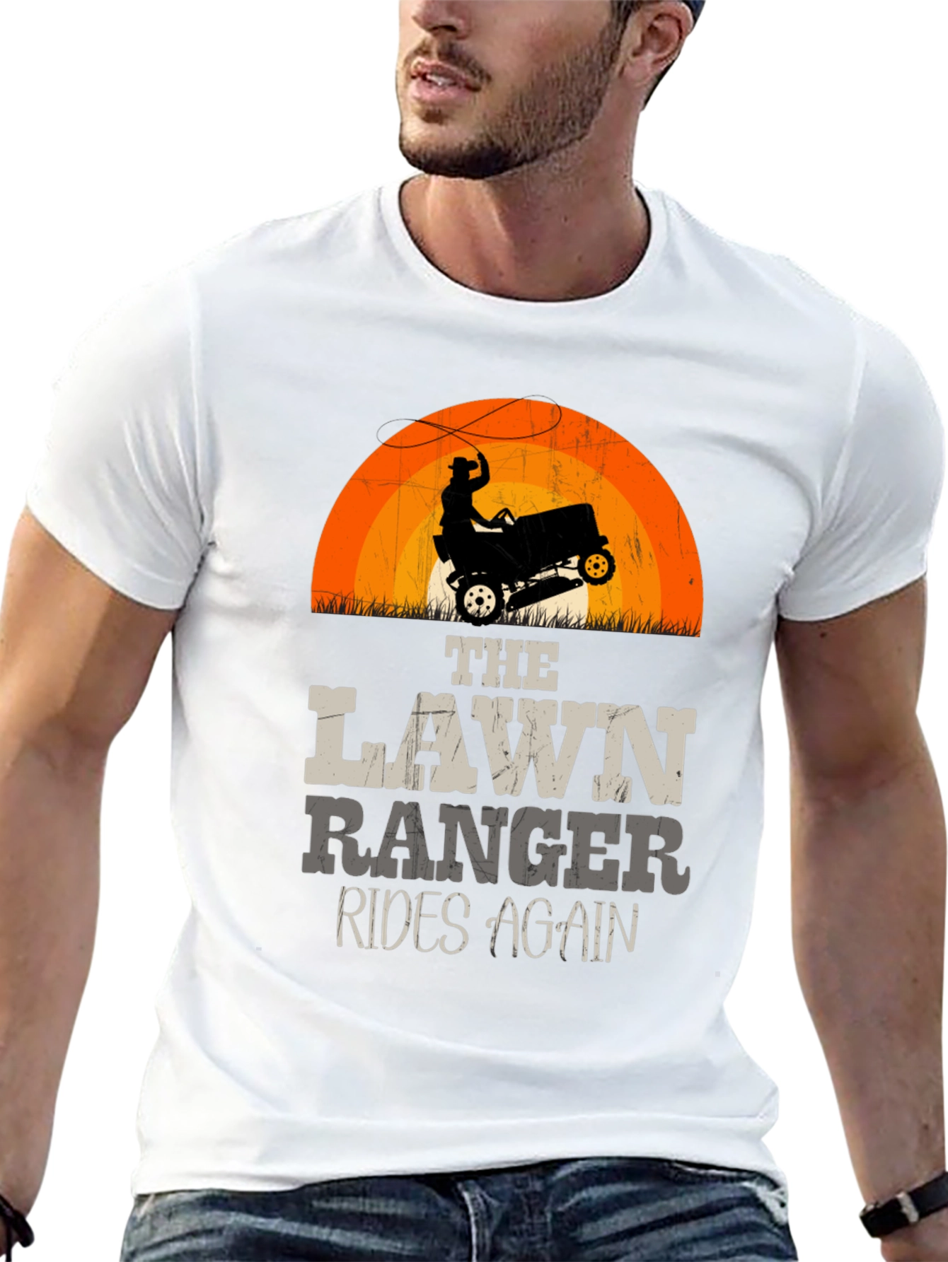 Lawn Ranger Rides Again Graphic T-Shirt - 13