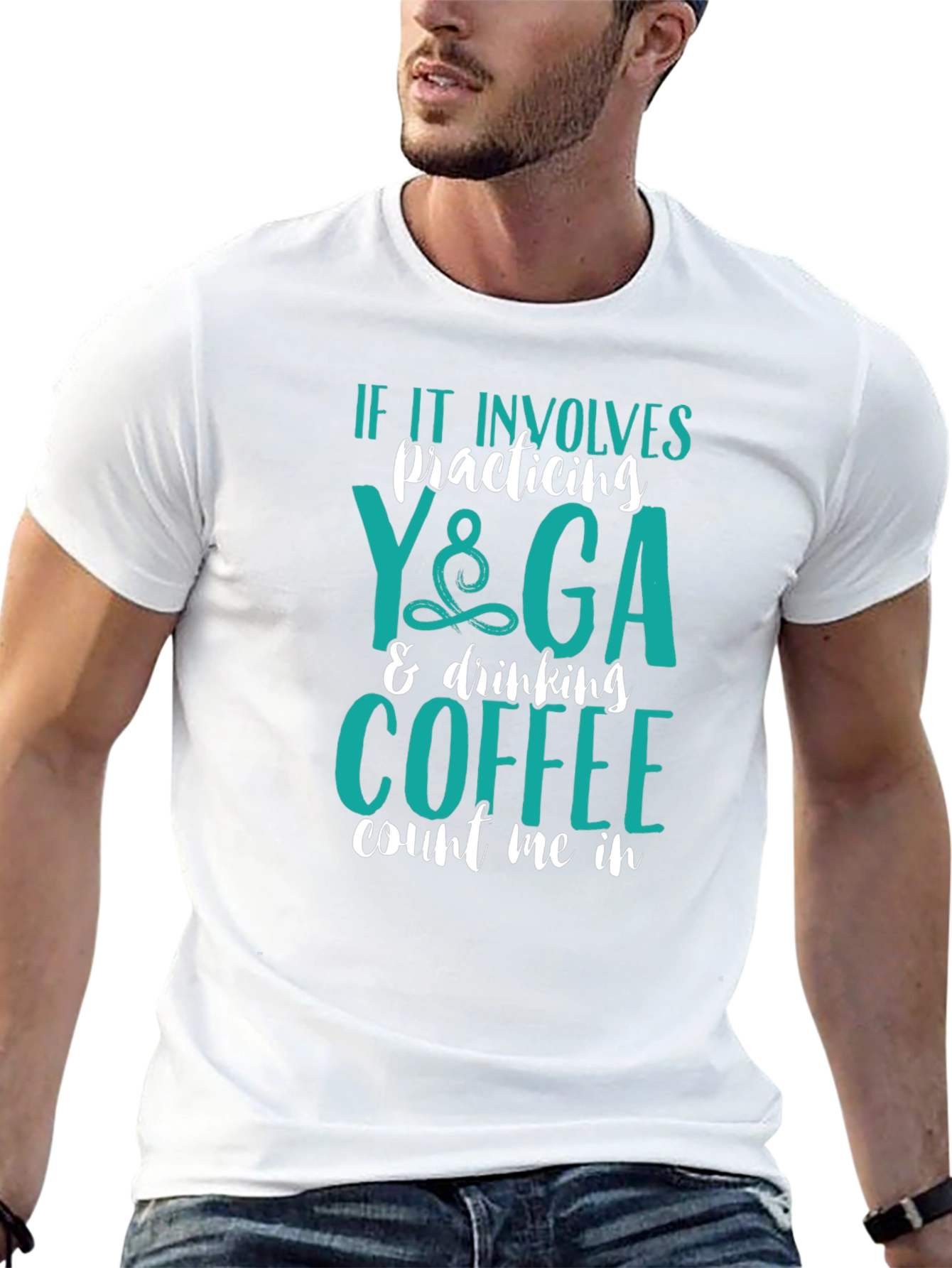 Black Yoga & Coffee T-Shirt - Count Me In! view 13