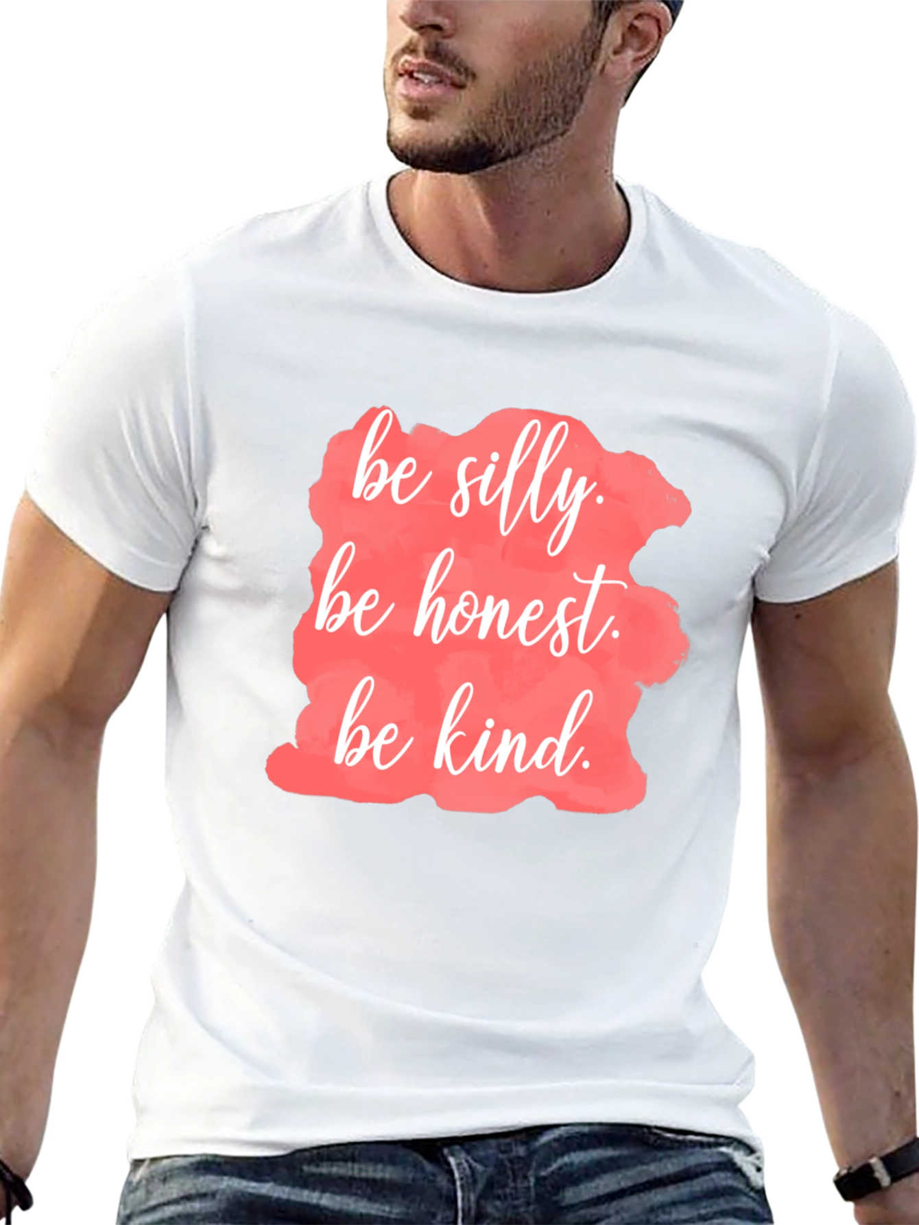 Black Be Silly, Honest, Kind T-Shirt view 13