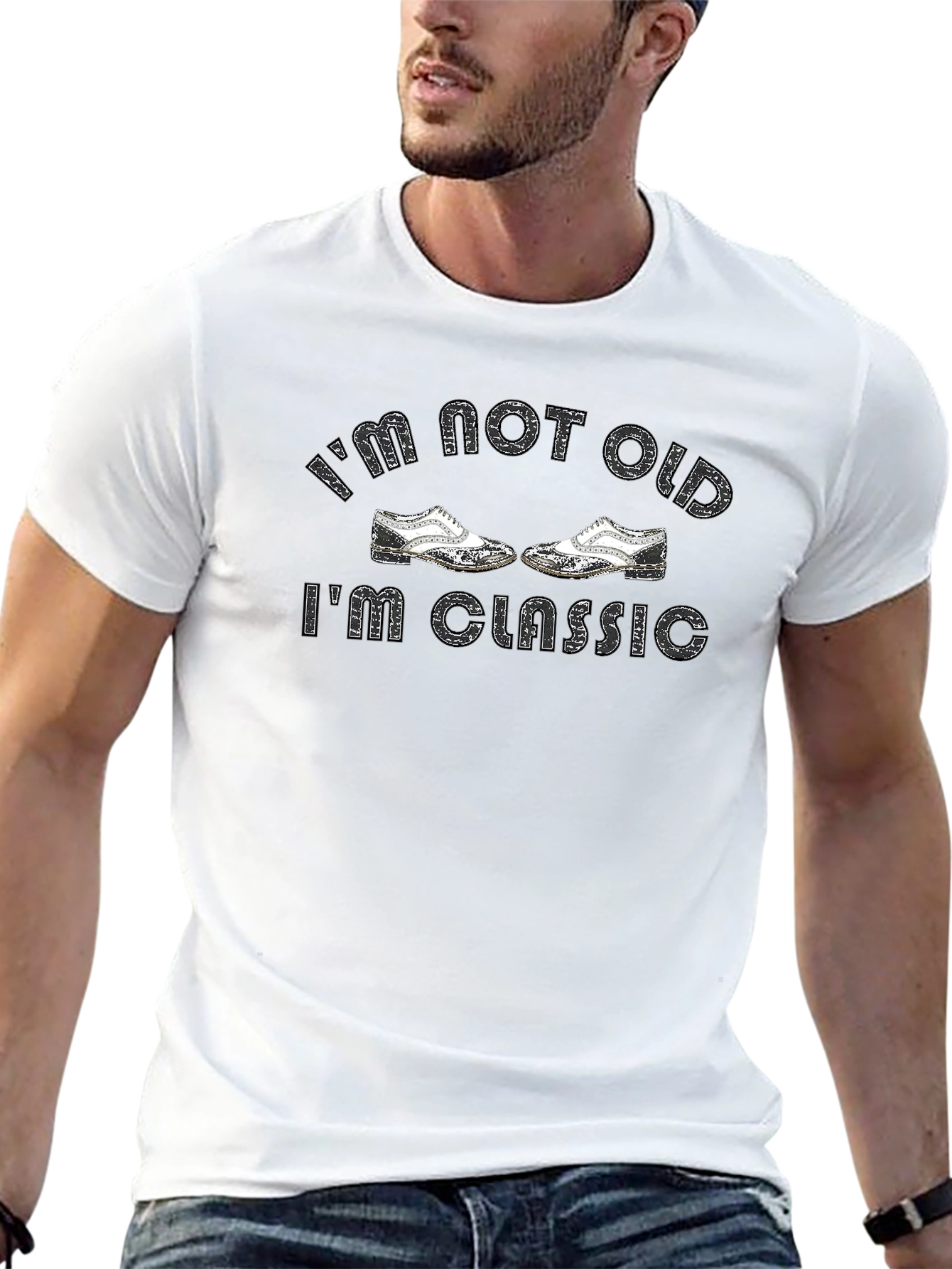 Black I'm Not Old I'm Classic T-Shirt view 13