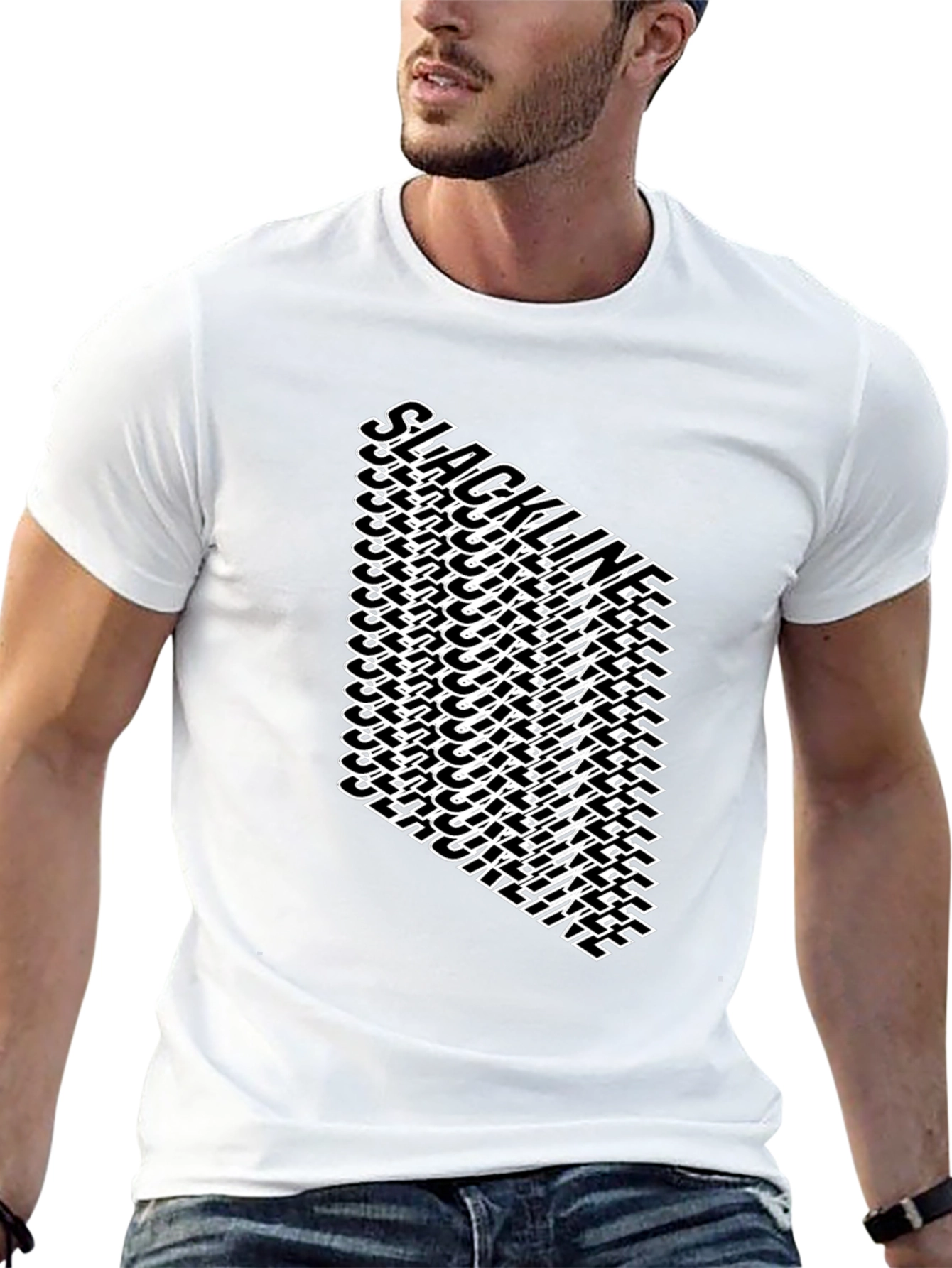 Black Black Slackline Graphic Tee view 13