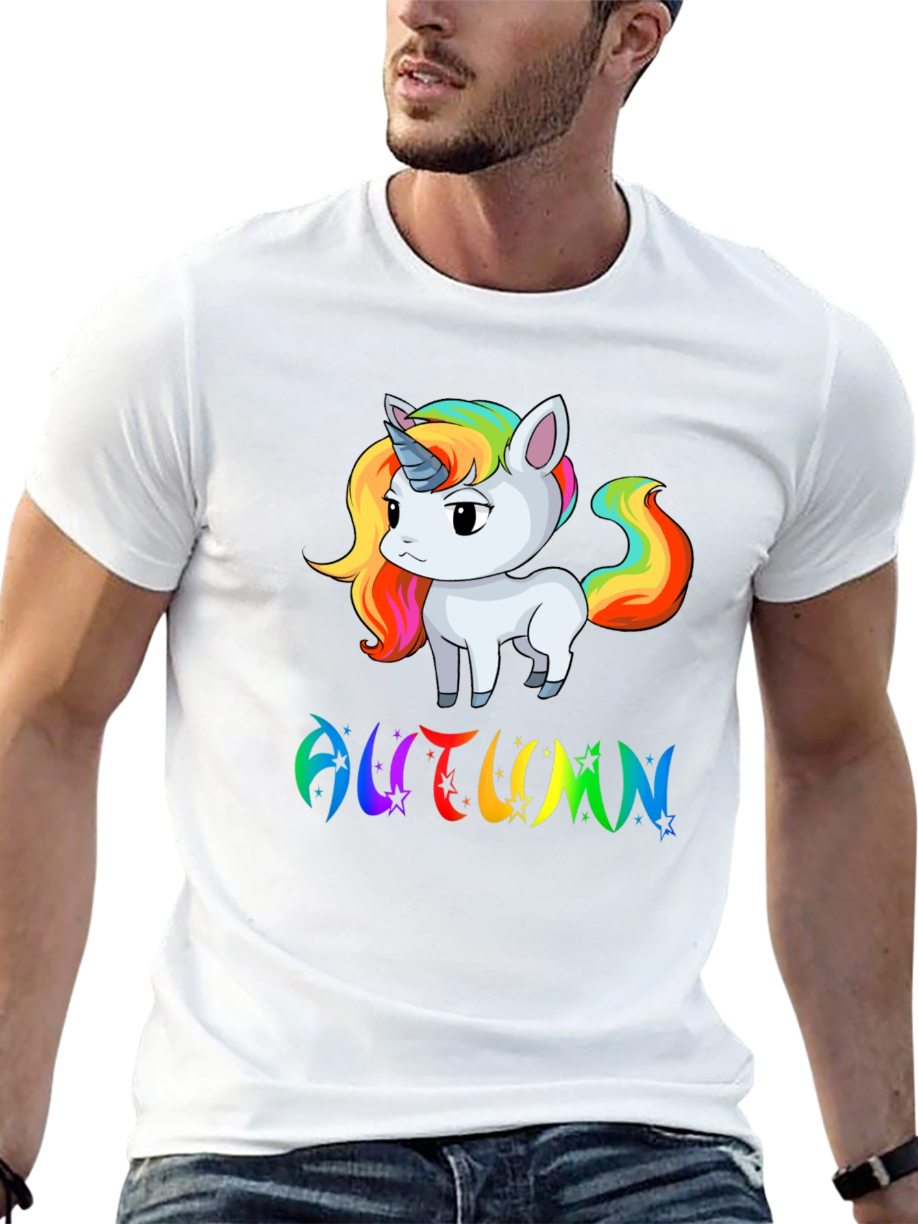 Autumn Unicorn Rainbow T-Shirt - 13